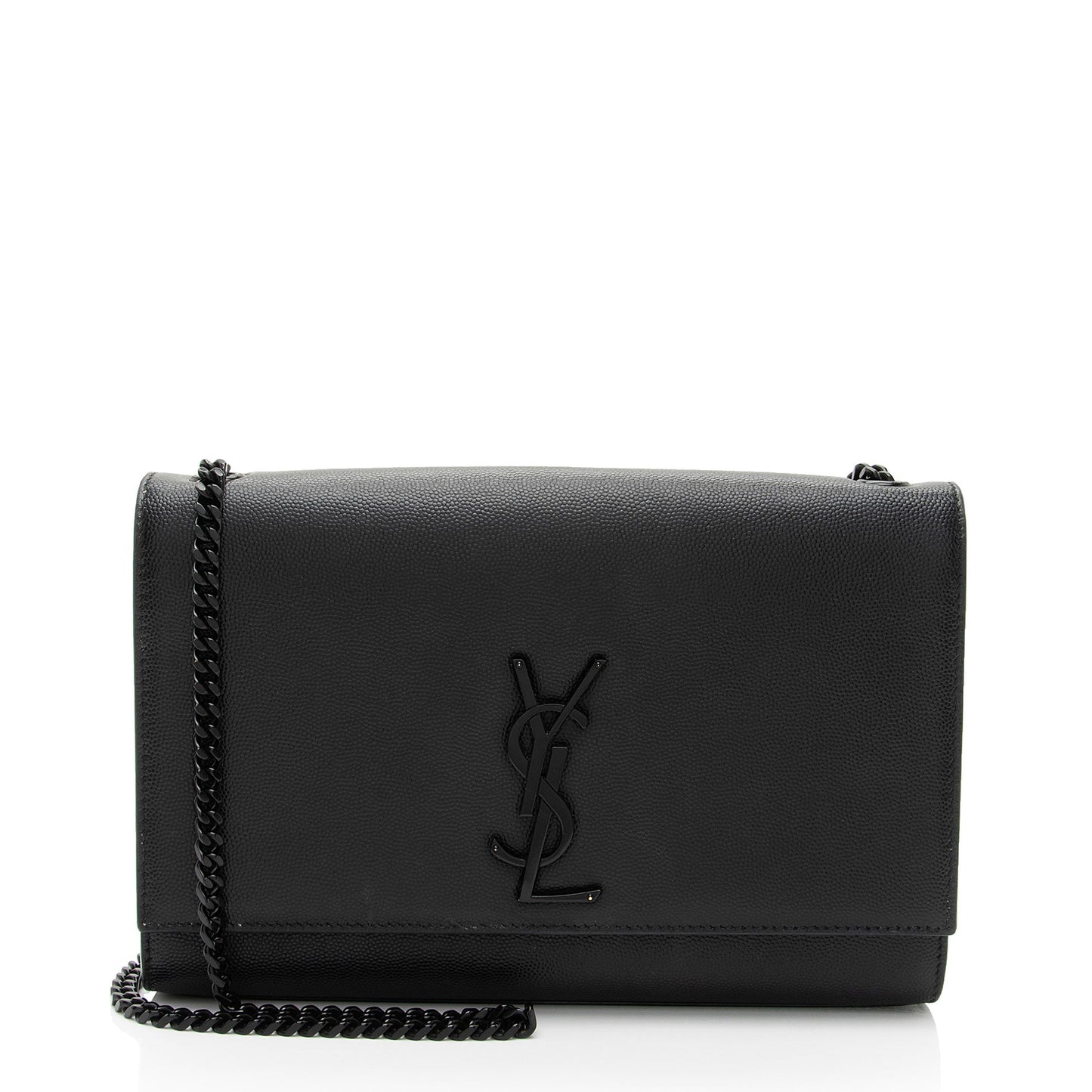 Saint Laurent Grain de Poudre Monogram Kate Medium Shoulder Bag hzje5P