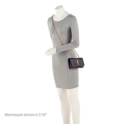 Saint Laurent Grain de Poudre Monogram Kate Small Crossbody Bag rdtvvN