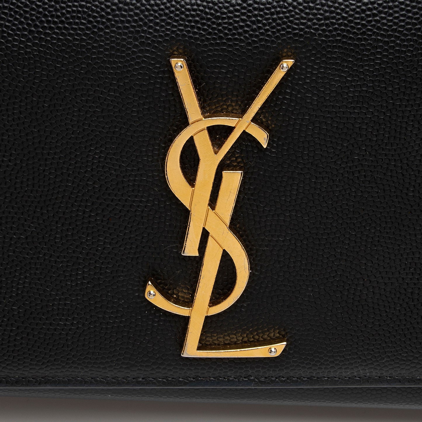 Saint Laurent Grain de Poudre Monogram Kate Small Crossbody OyCuxP