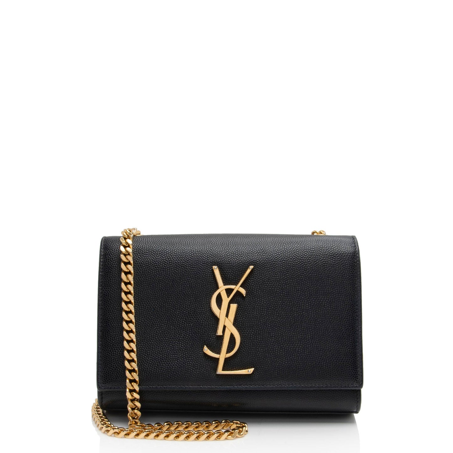 Saint Laurent Grain de Poudre Monogram Kate Small Crossbody OyCuxP