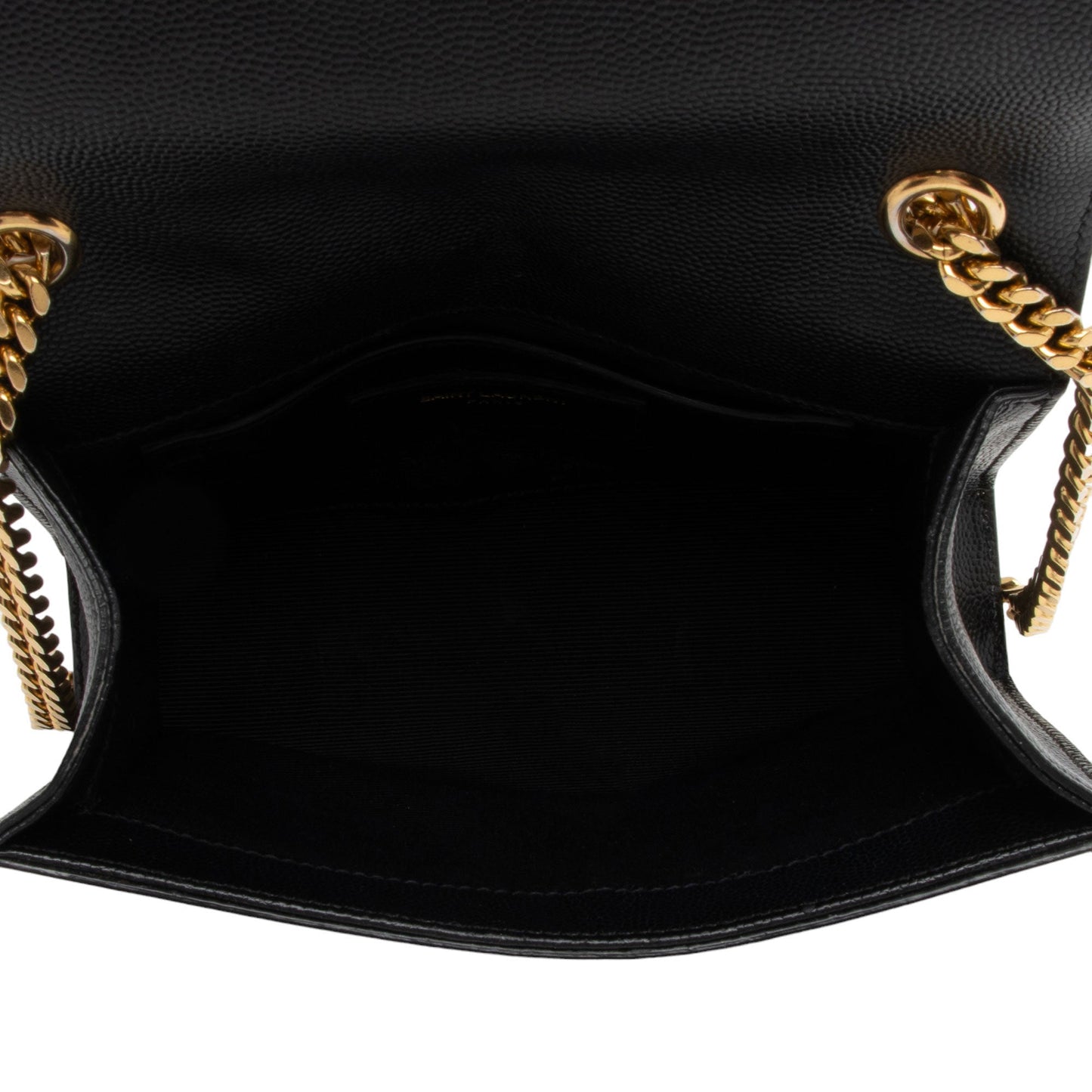 Saint Laurent Grain de Poudre Monogram Kate Small Crossbody OyCuxP