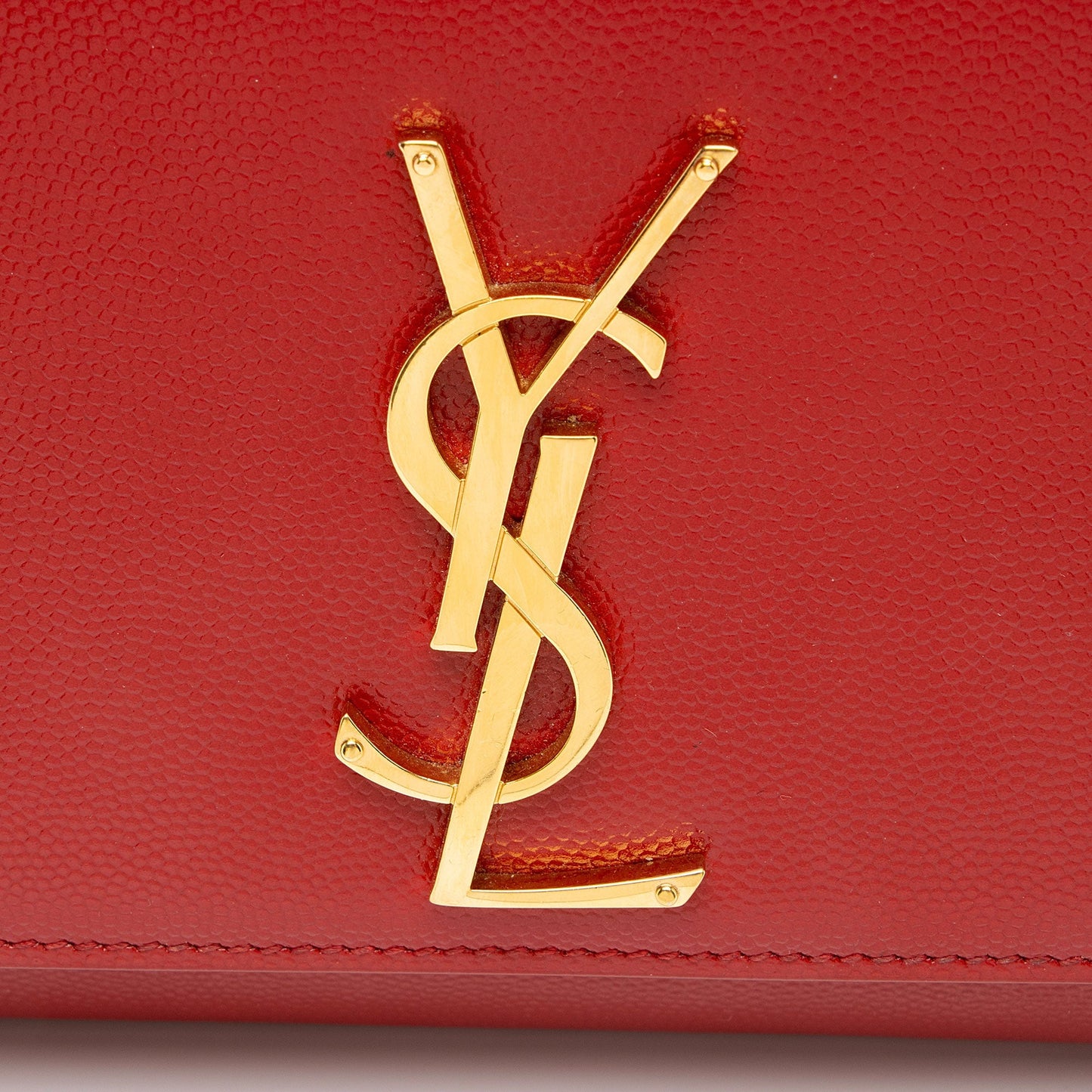 Saint Laurent Grain de Poudre Monogram Kate Small Shoulder Bag D9TPdi