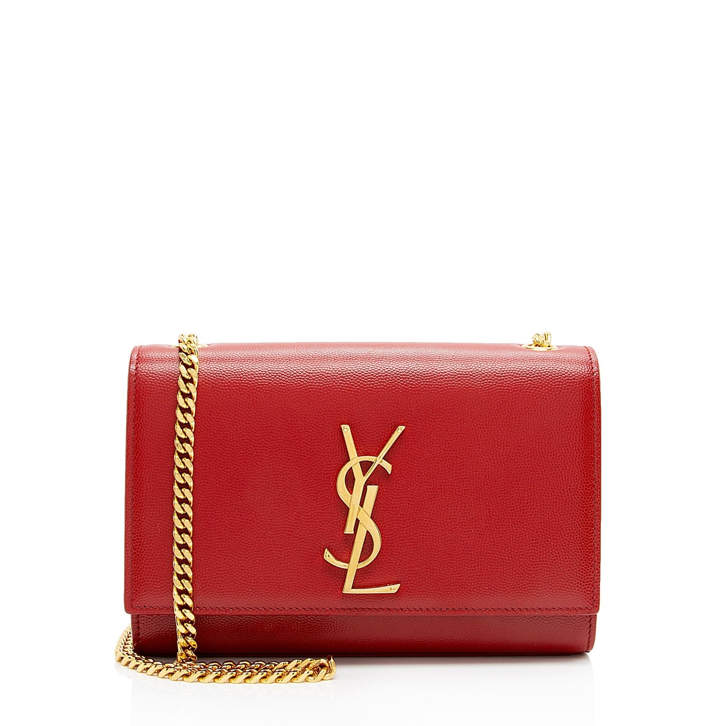 Saint Laurent Grain de Poudre Monogram Kate Small Shoulder Bag D9TPdi