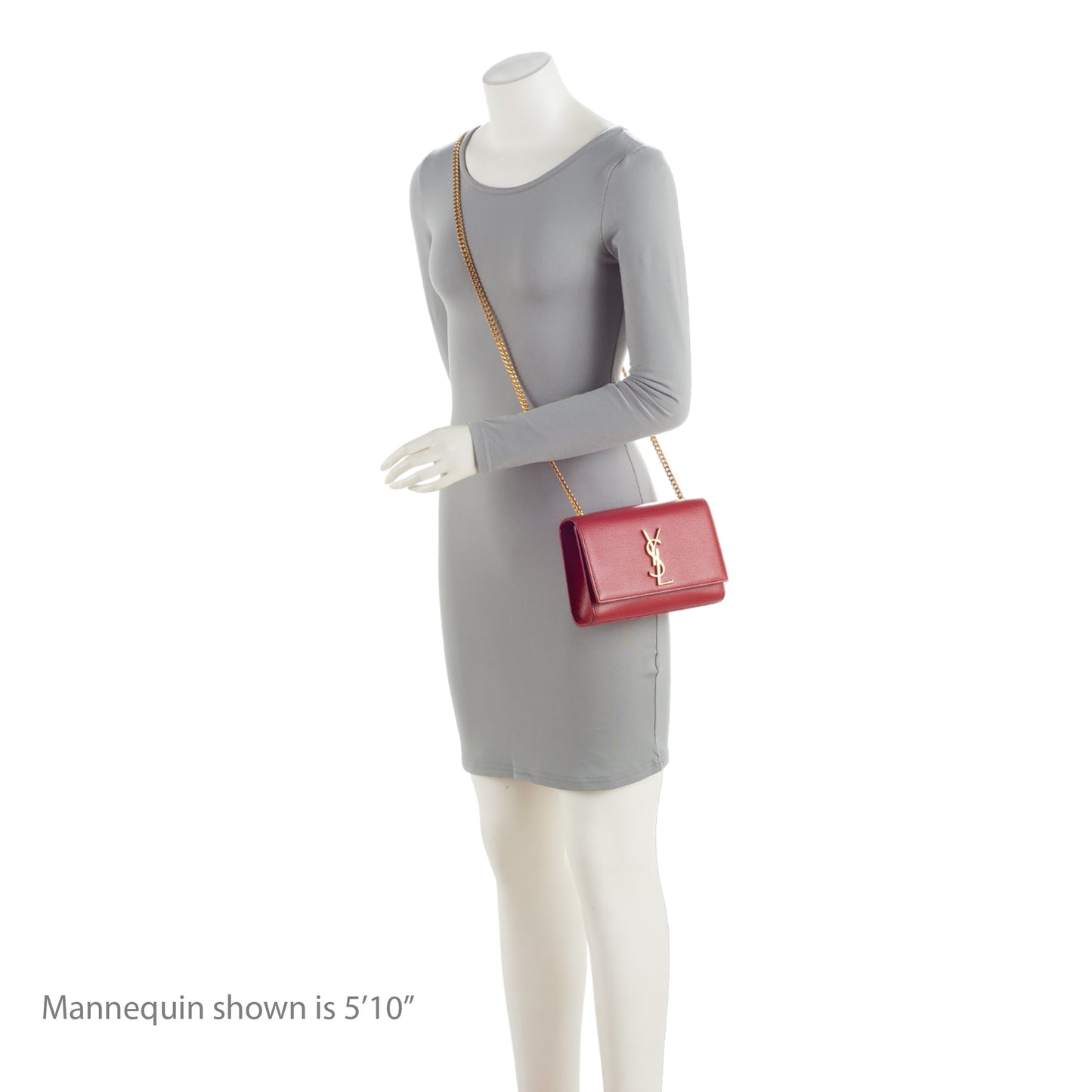 Saint Laurent Grain de Poudre Monogram Kate Small Shoulder Bag D9TPdi