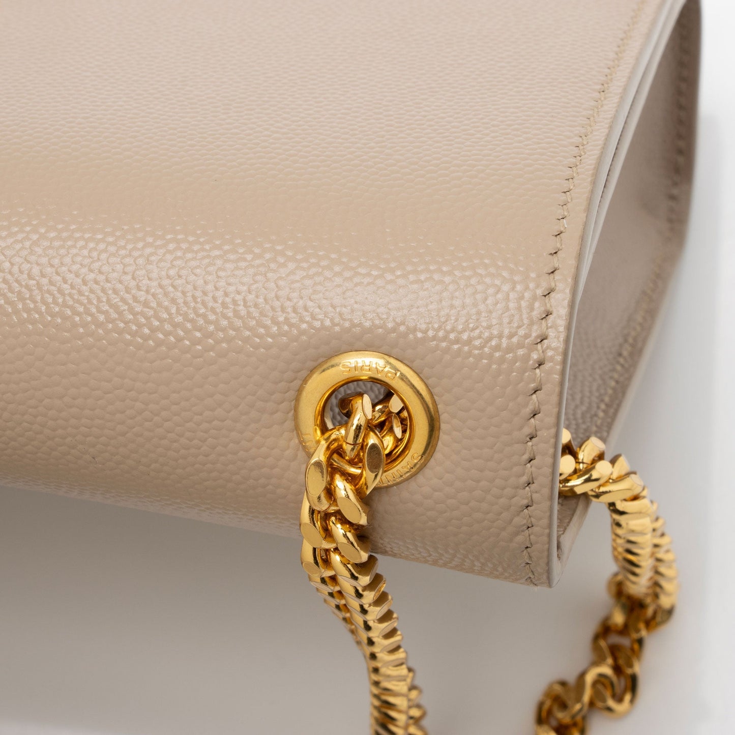 Saint Laurent Grain de Poudre Monogram Kate Small Shoulder Bag mA4MBT