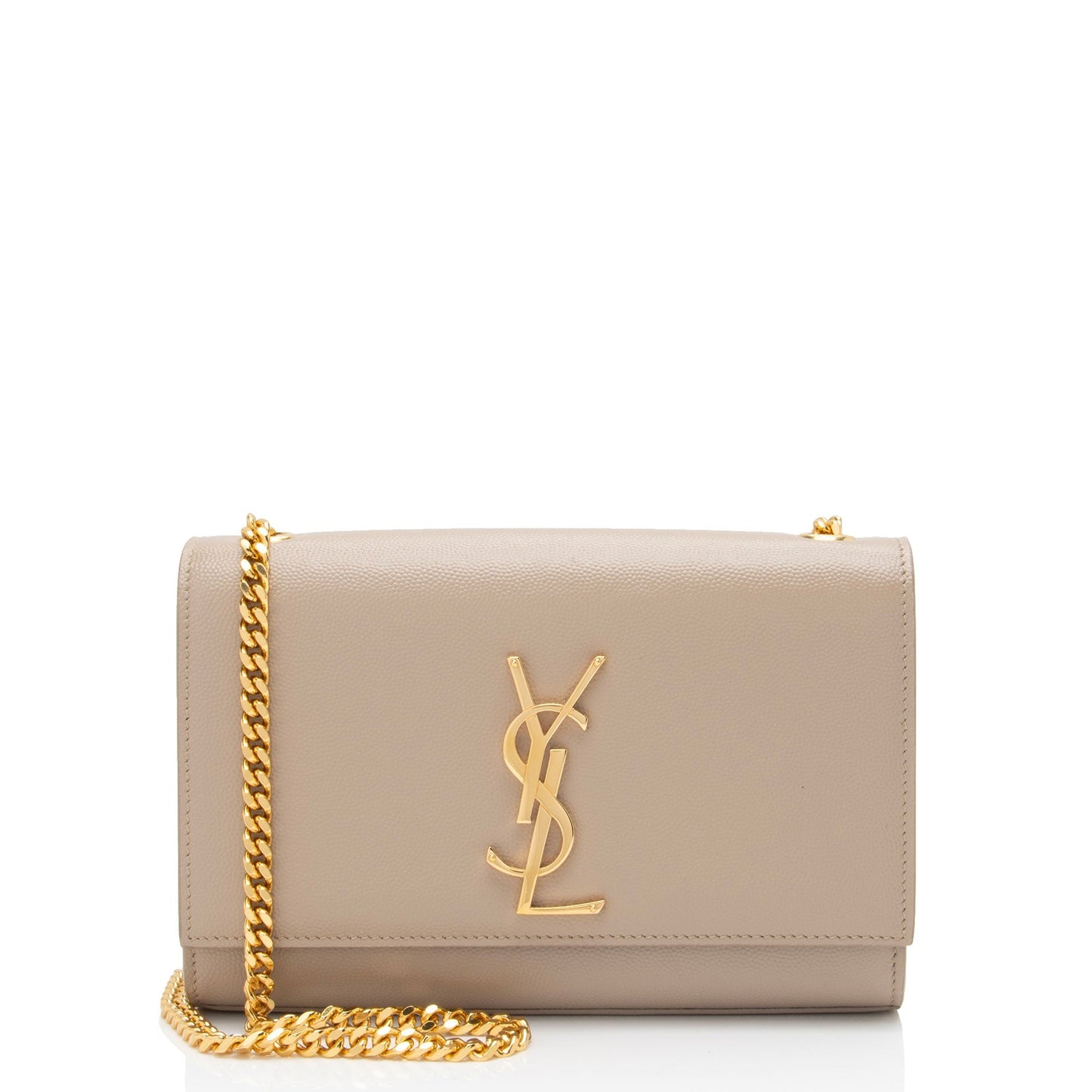 Saint Laurent Grain de Poudre Monogram Kate Small Shoulder Bag mA4MBT