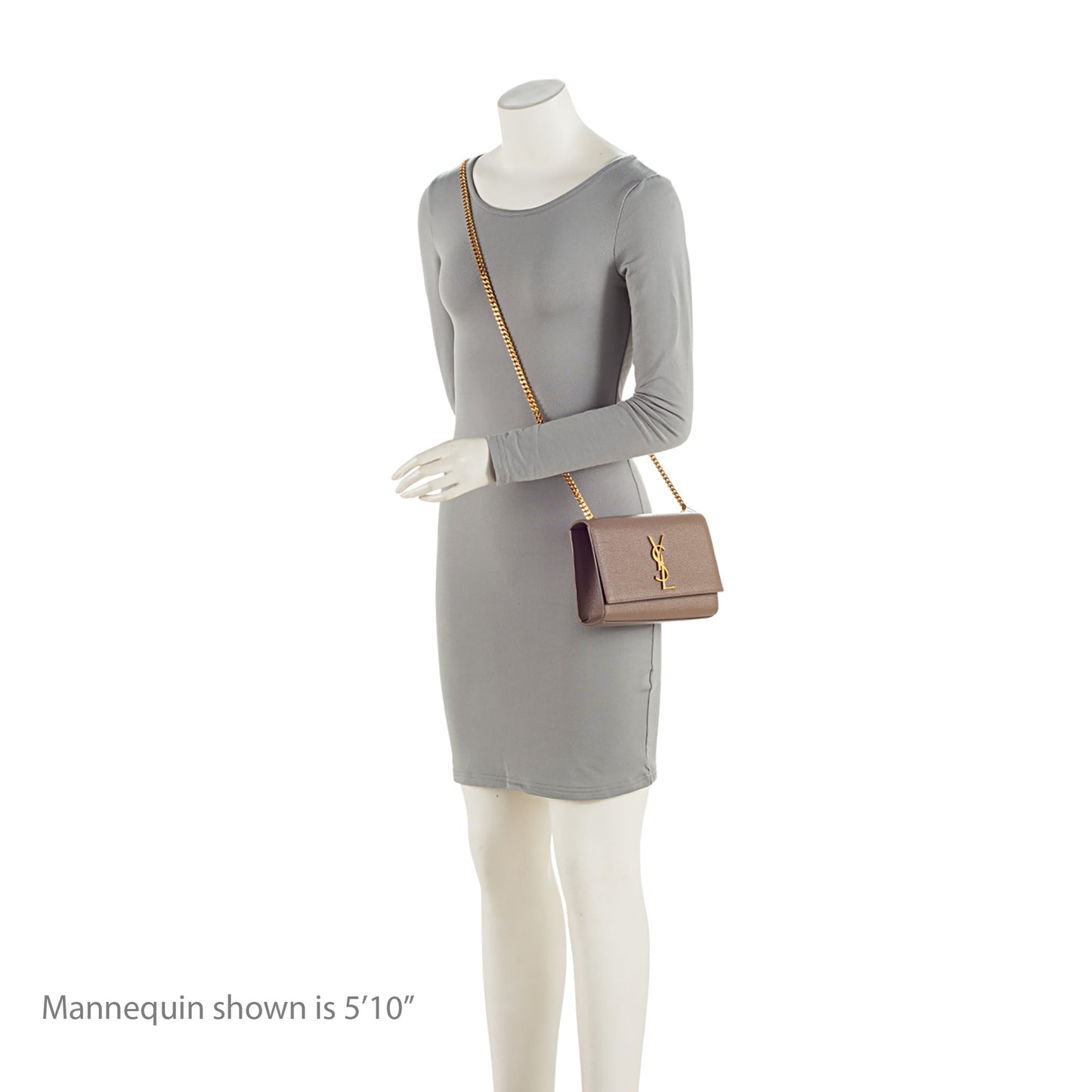 Saint Laurent Grain de Poudre Monogram Kate Small Shoulder Bag mA4MBT