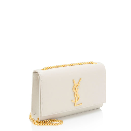 Saint Laurent Grain de Poudre Monogram Kate Small Shoulder Bag qk60EH