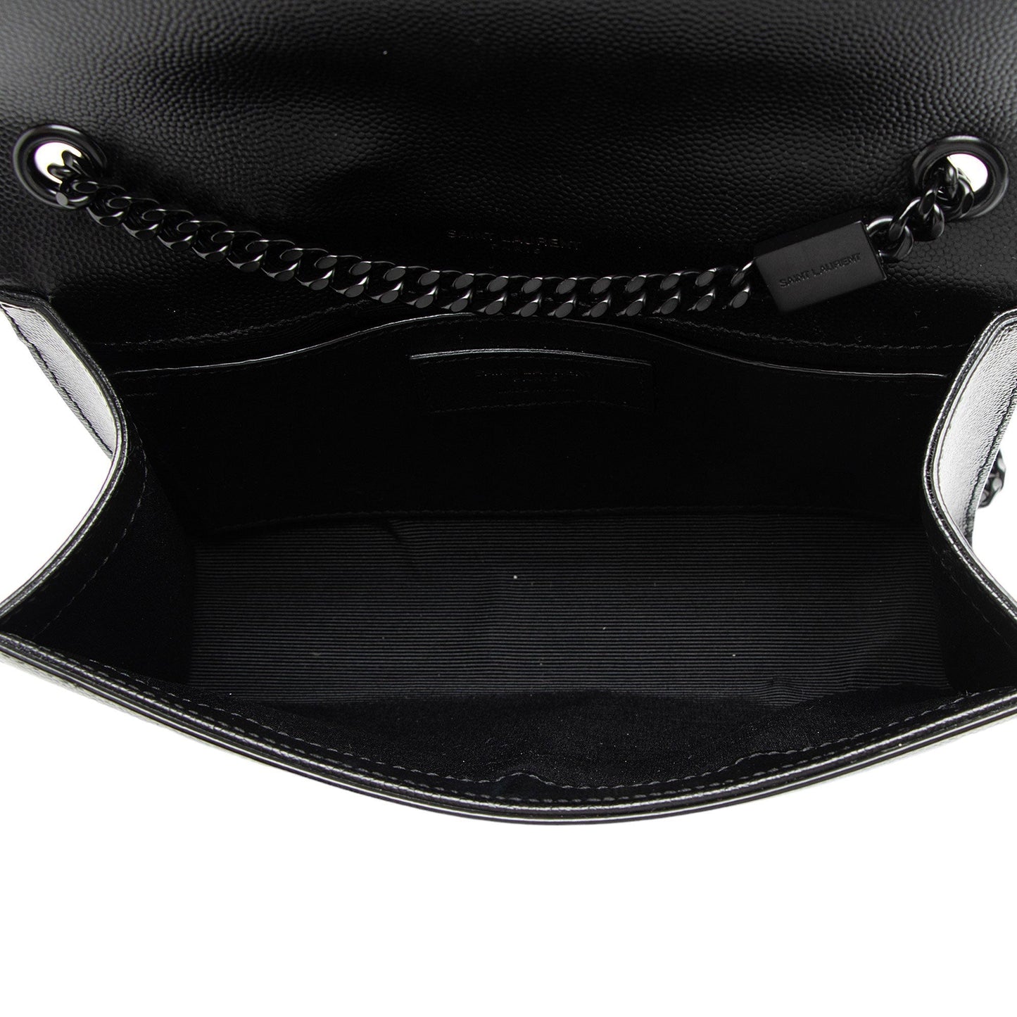 Saint Laurent Grain de Poudre Monogram Kate Small Shoulder Bag WfdeMk