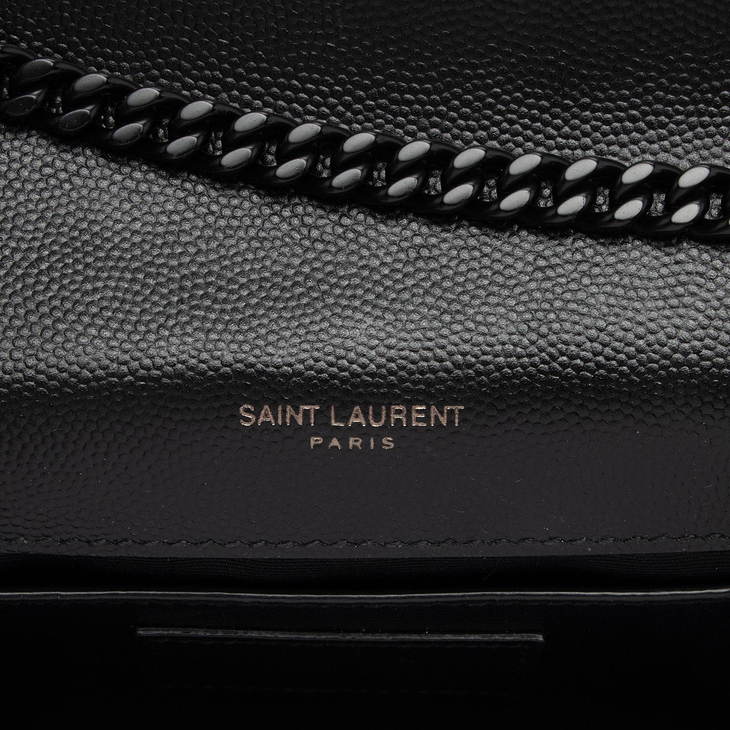 Saint Laurent Grain de Poudre Monogram Kate Small Shoulder Bag WfdeMk