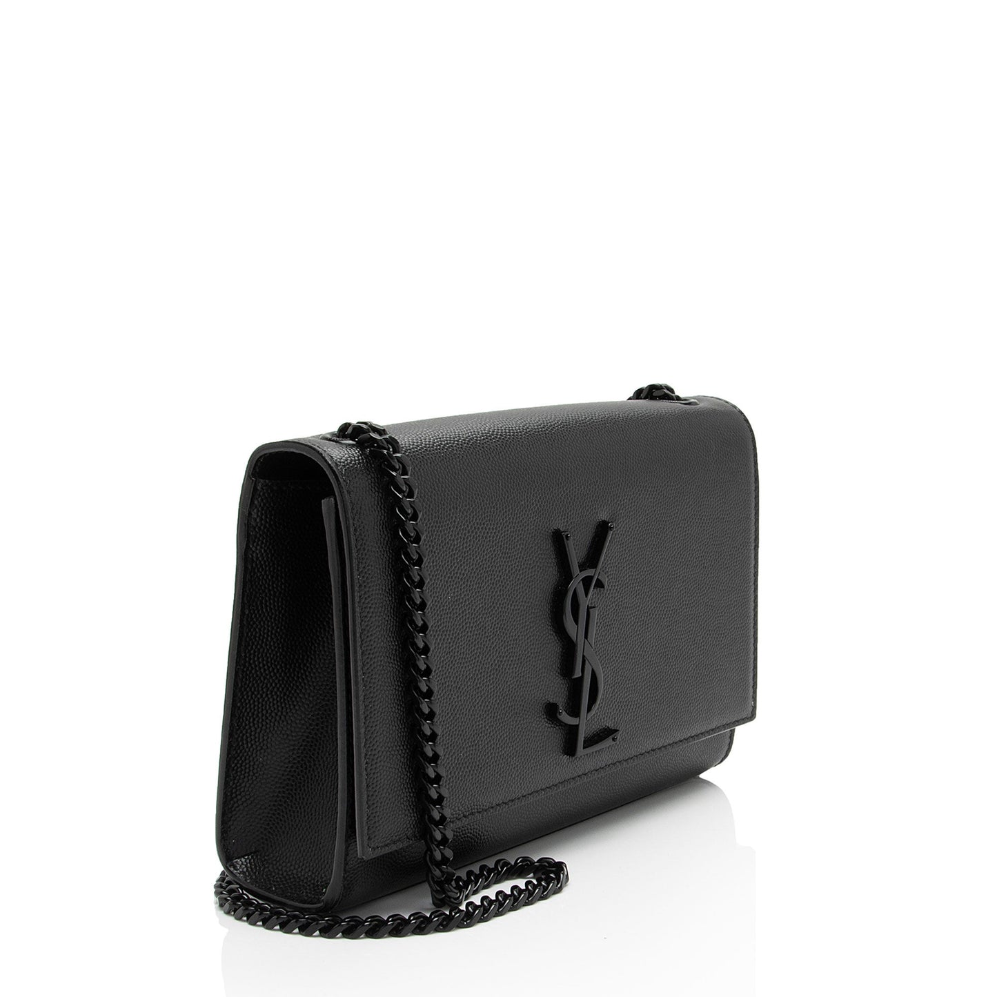 Saint Laurent Grain de Poudre Monogram Kate Small Shoulder Bag WfdeMk