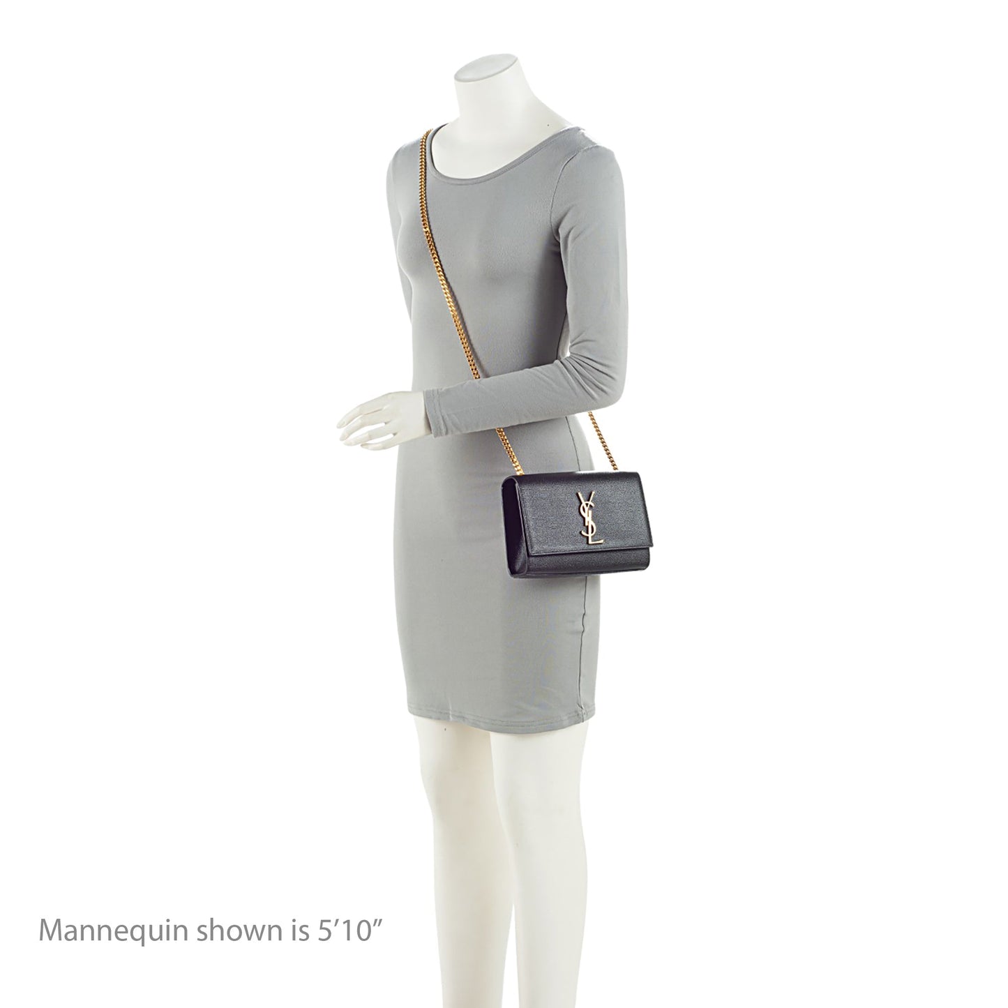 Saint Laurent Grain de Poudre Monogram Kate Small Shoulder Bag TDZTnZ
