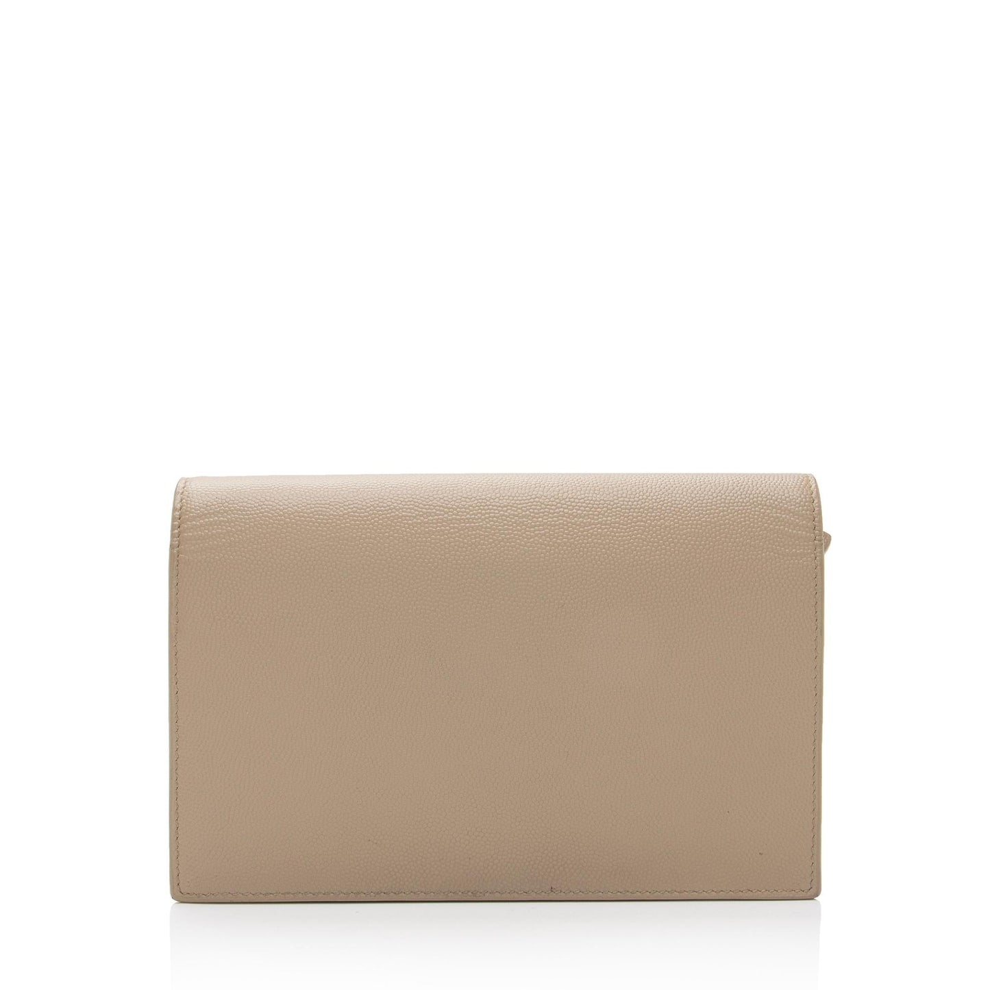 Saint Laurent Grain de Poudre Monogram Kate Tassel Chain Wallet RnbEHa