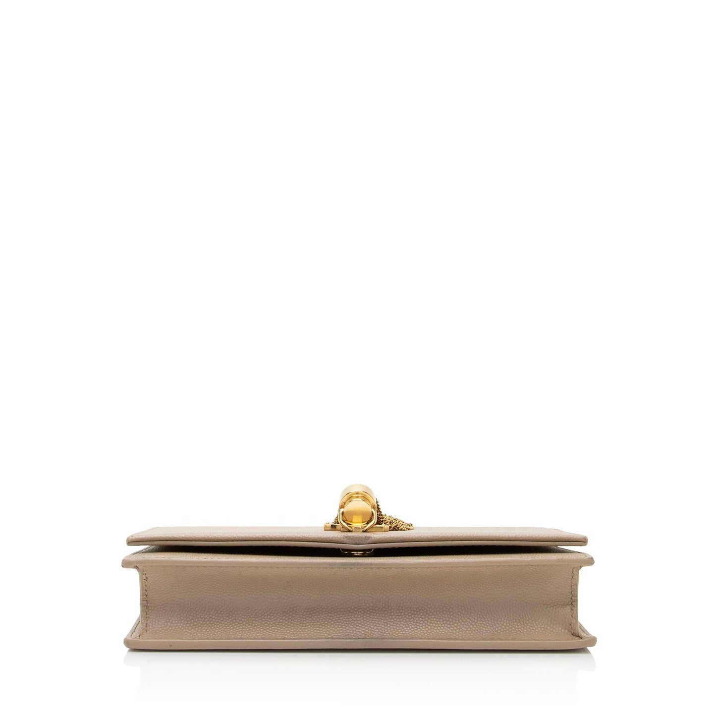 Saint Laurent Grain de Poudre Monogram Kate Tassel Chain Wallet RnbEHa
