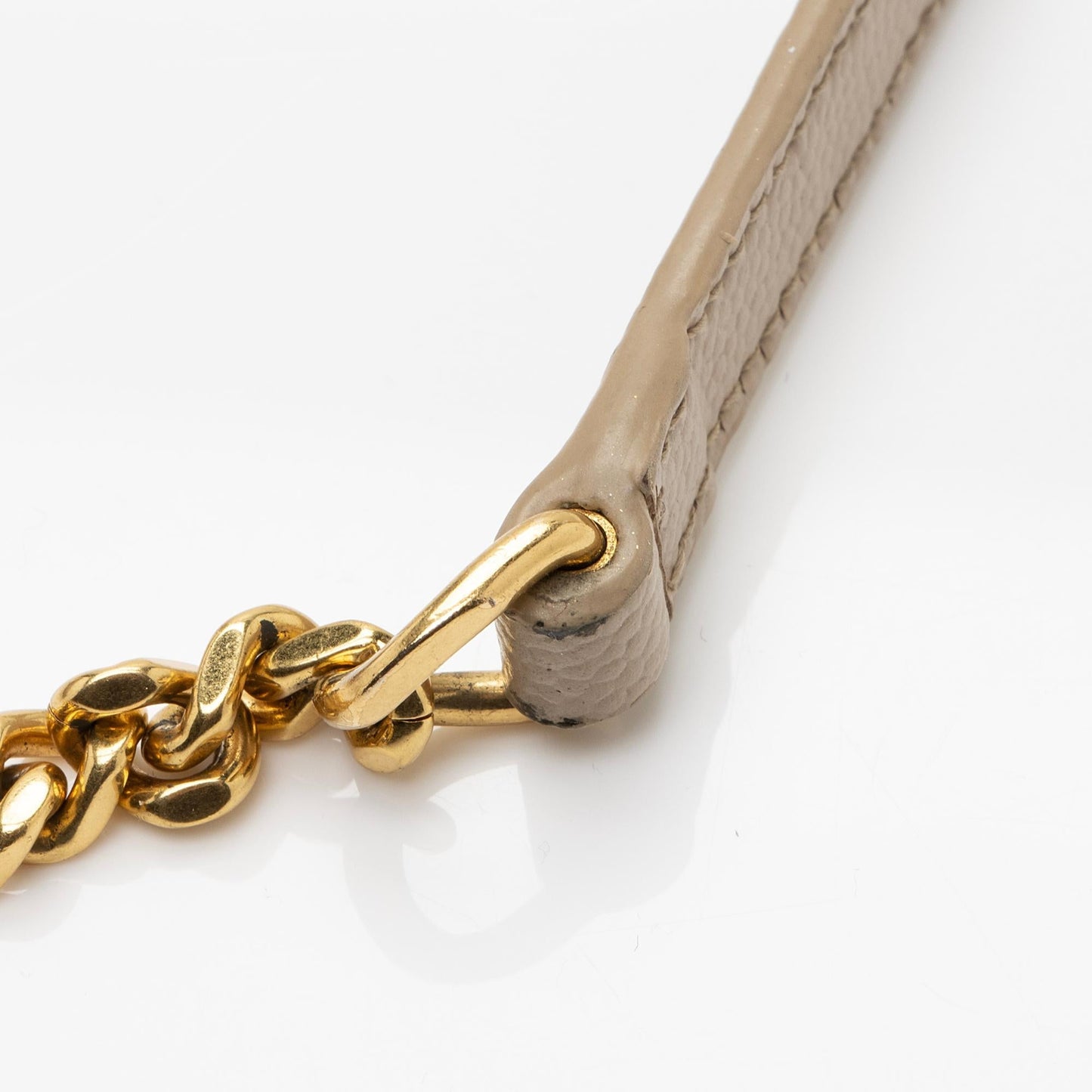 Saint Laurent Grain de Poudre Monogram Kate Tassel Chain Wallet RnbEHa