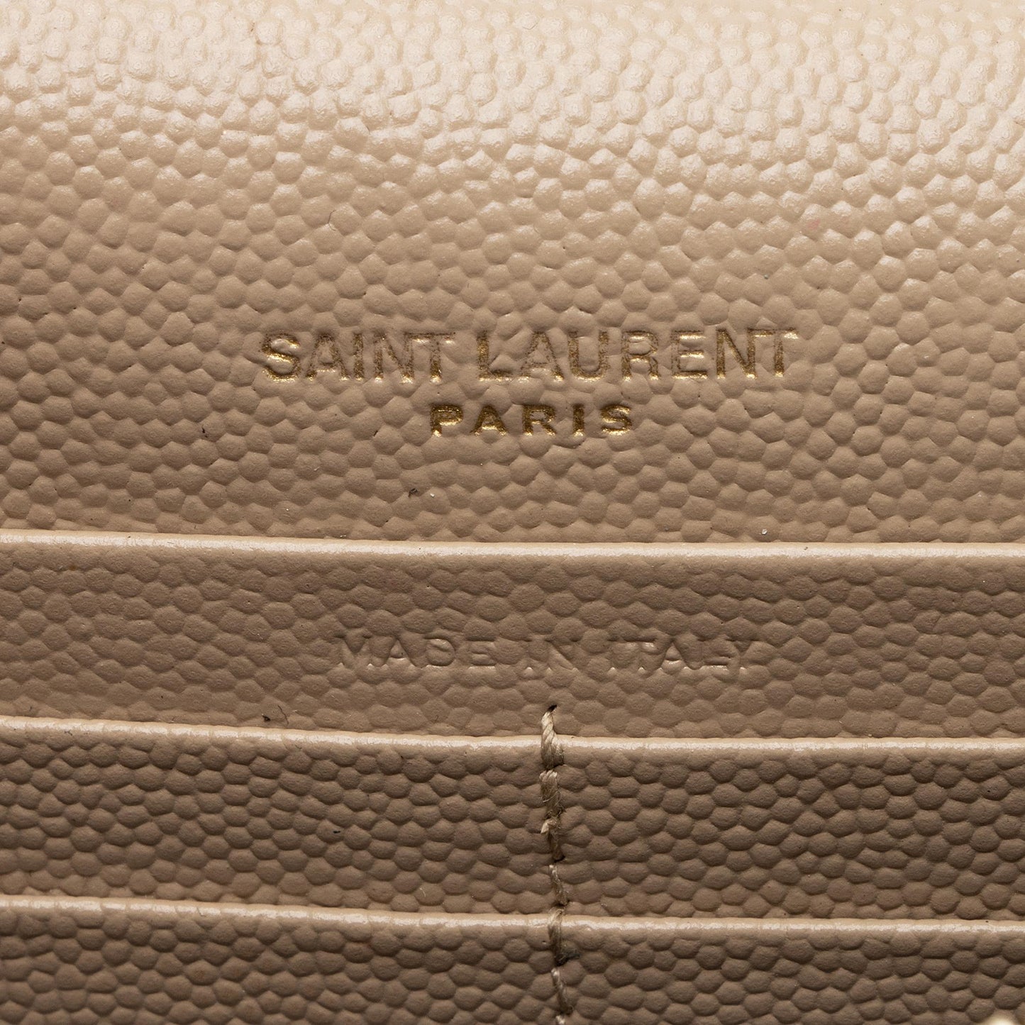 Saint Laurent Grain de Poudre Monogram Kate Tassel Chain Wallet RnbEHa