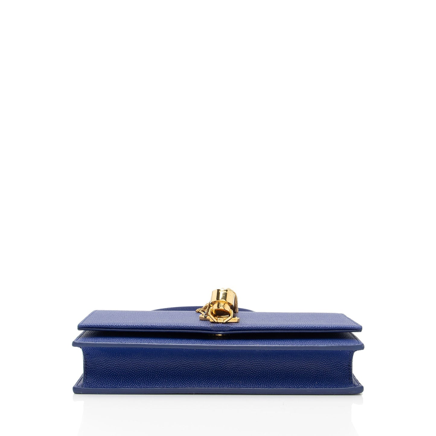 Saint Laurent Grain de Poudre Monogram Kate Tassel Chain Wallet VTLtMN