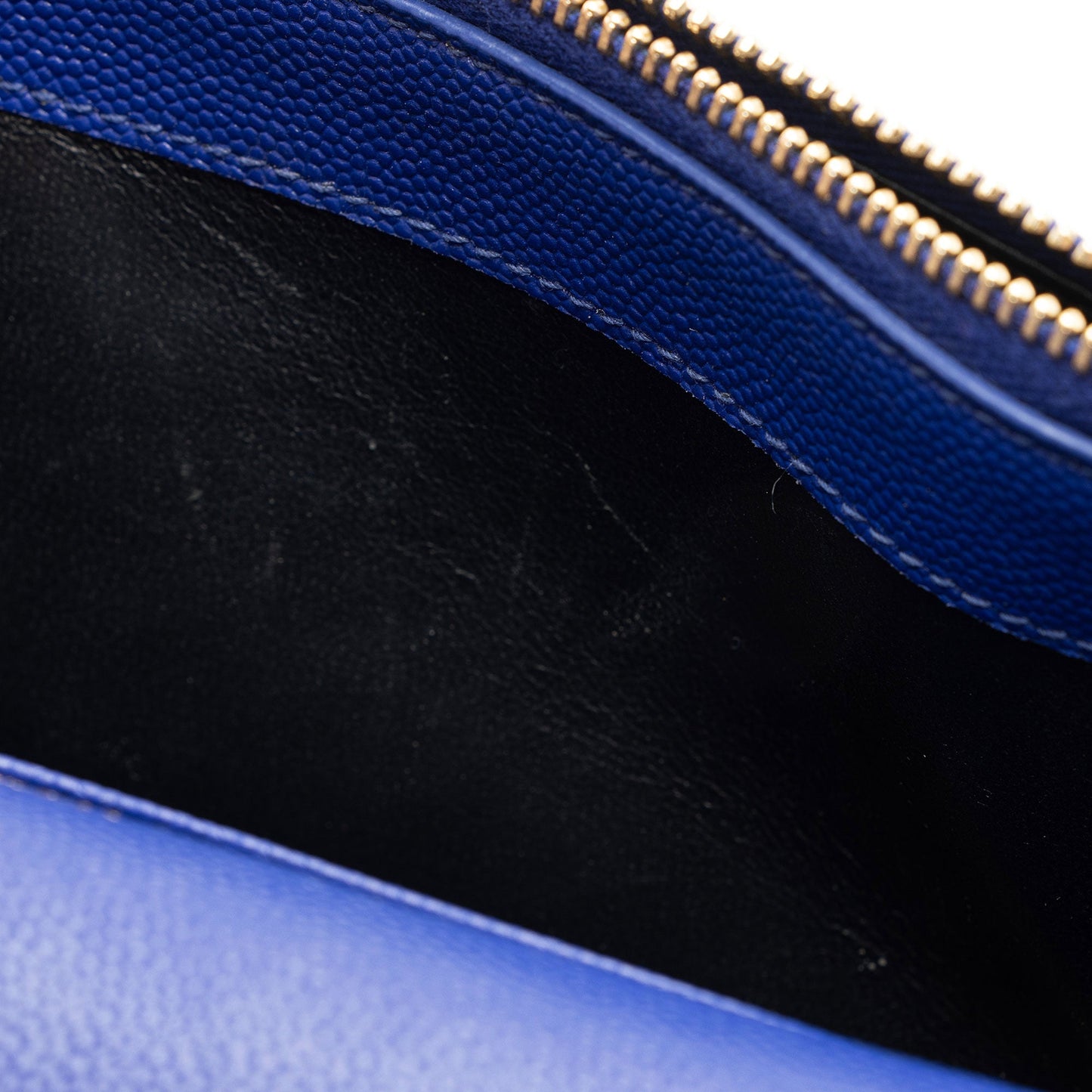 Saint Laurent Grain de Poudre Monogram Kate Tassel Chain Wallet VTLtMN