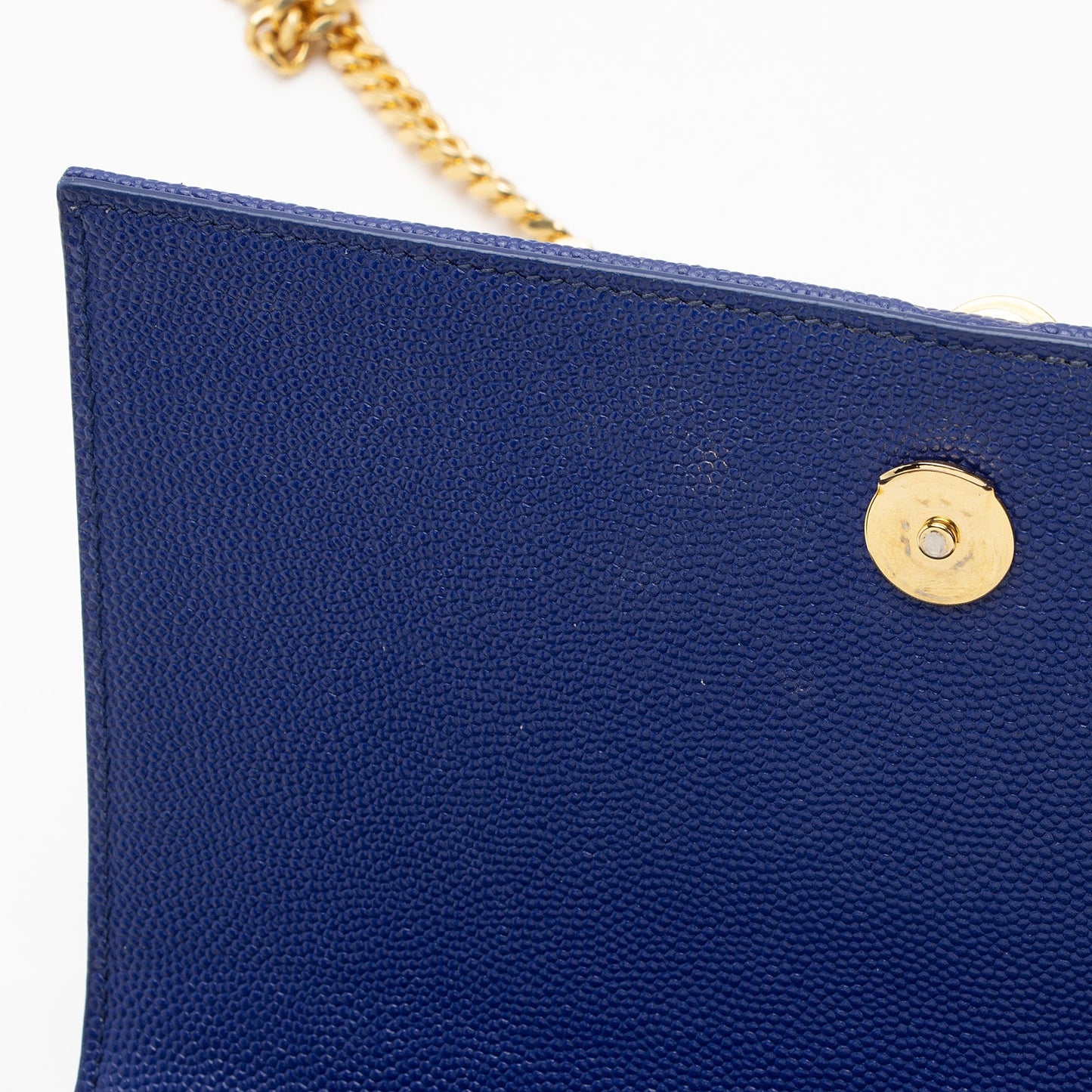 Saint Laurent Grain de Poudre Monogram Kate Tassel Chain Wallet VTLtMN