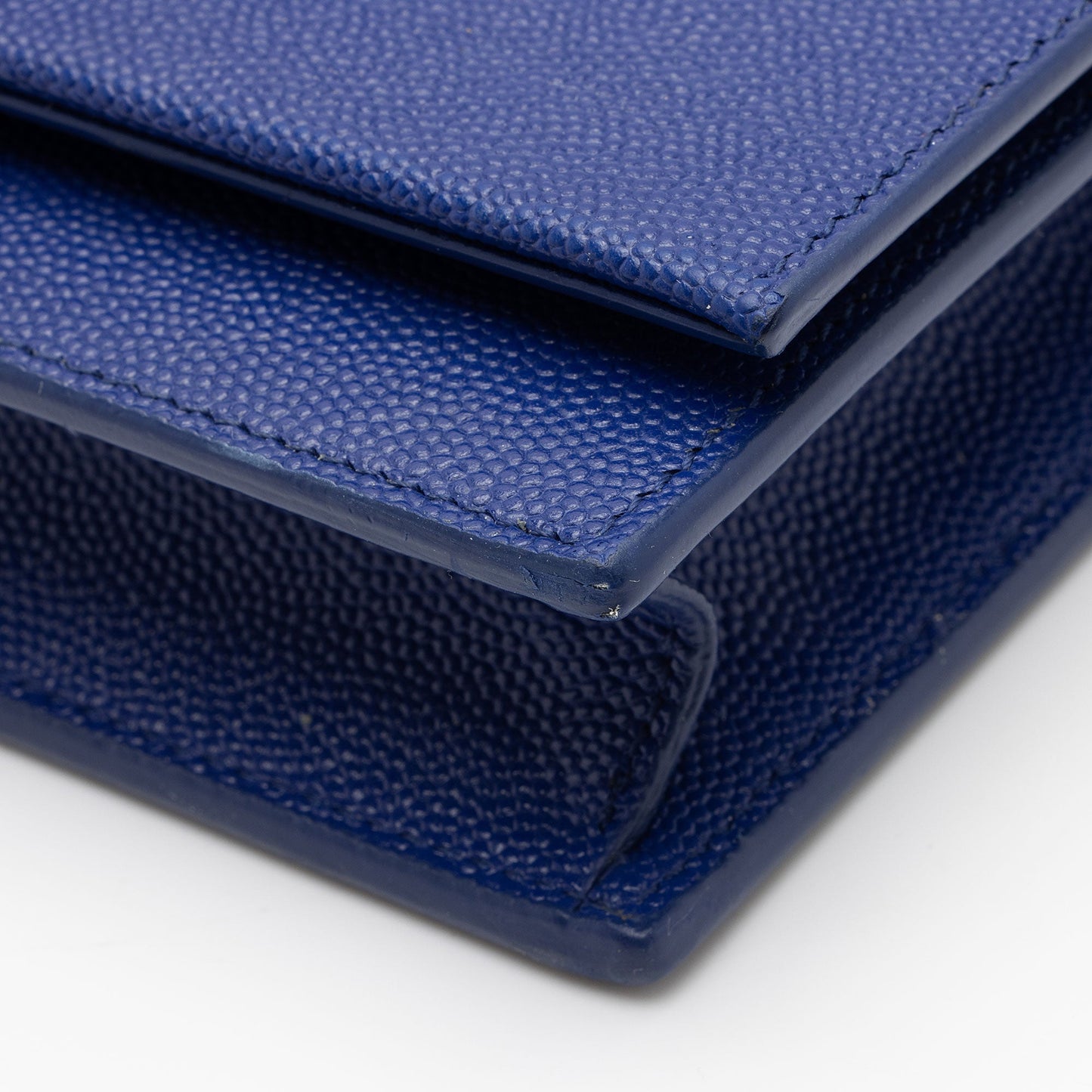 Saint Laurent Grain de Poudre Monogram Kate Tassel Chain Wallet VTLtMN