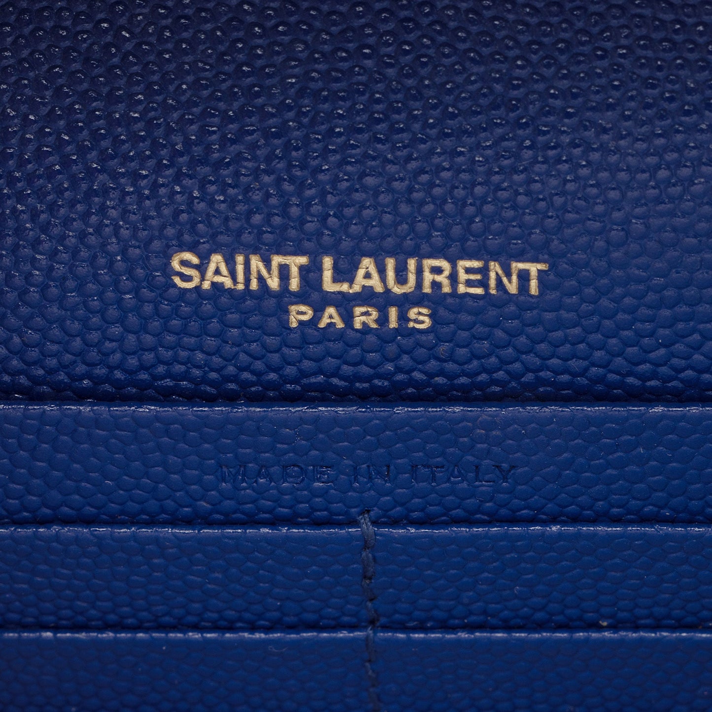 Saint Laurent Grain de Poudre Monogram Kate Tassel Chain Wallet VTLtMN