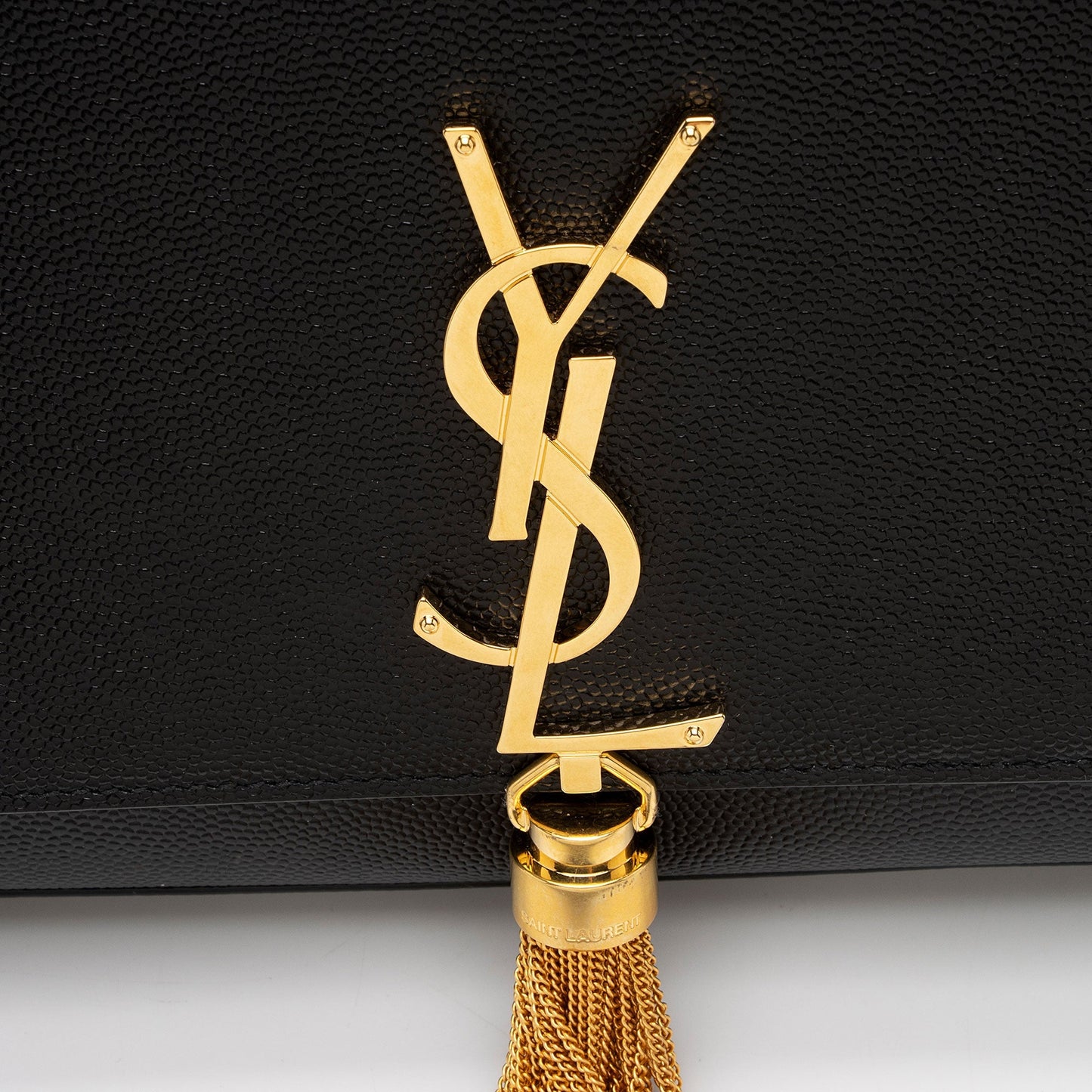 Saint Laurent Grain de Poudre Monogram Kate Tassel Medium Shoulder Bag u9Ndoz