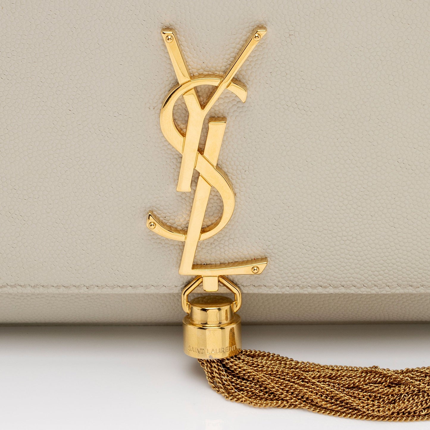 Saint Laurent Grain de Poudre Monogram Kate Tassel Small Shoulder Bag qkyzOA