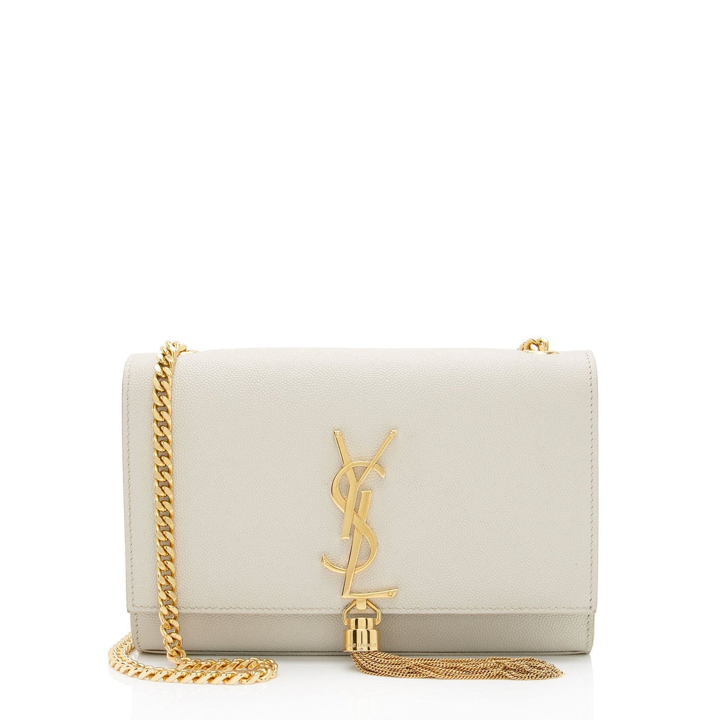 Saint Laurent Grain de Poudre Monogram Kate Tassel Small Shoulder Bag qkyzOA