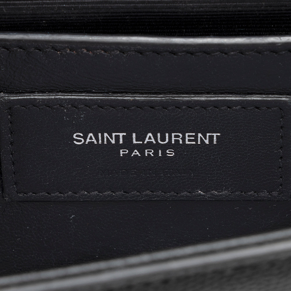 Saint Laurent Grain de Poudre Monogram Small Crossbody Bag 20657