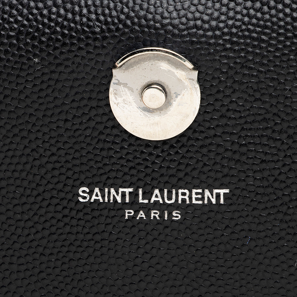 Saint Laurent Grain de Poudre Monogram Small Crossbody Bag 20657