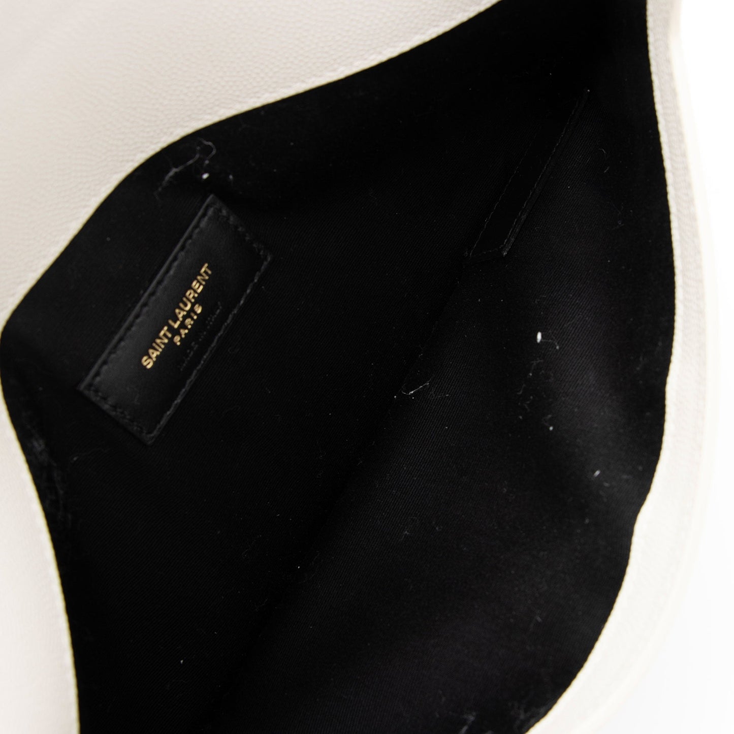 Saint Laurent Grain de Poudre Monogram Uptown Clutch GH35TG