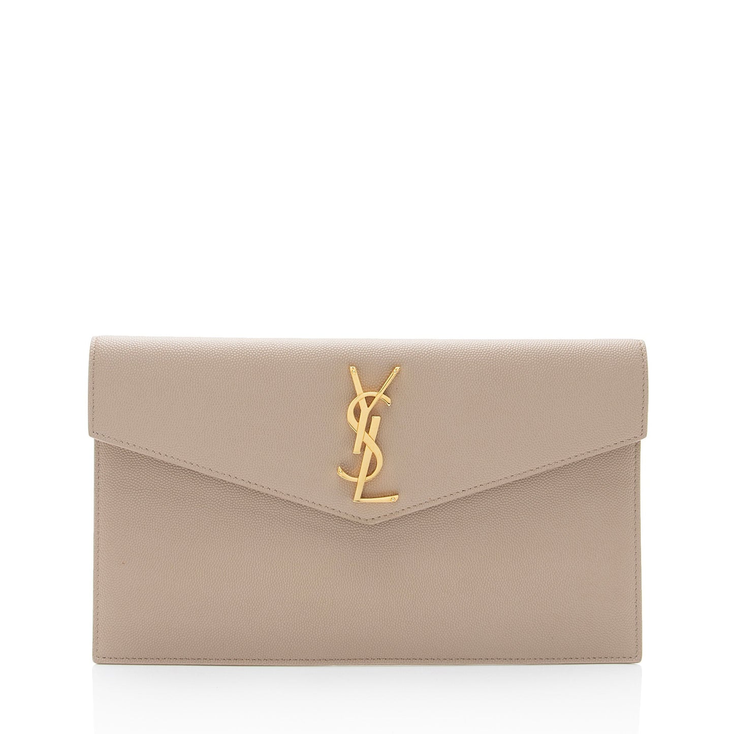 Saint Laurent Grain de Poudre Monogram Uptown Envelope Clutch jXfAtG