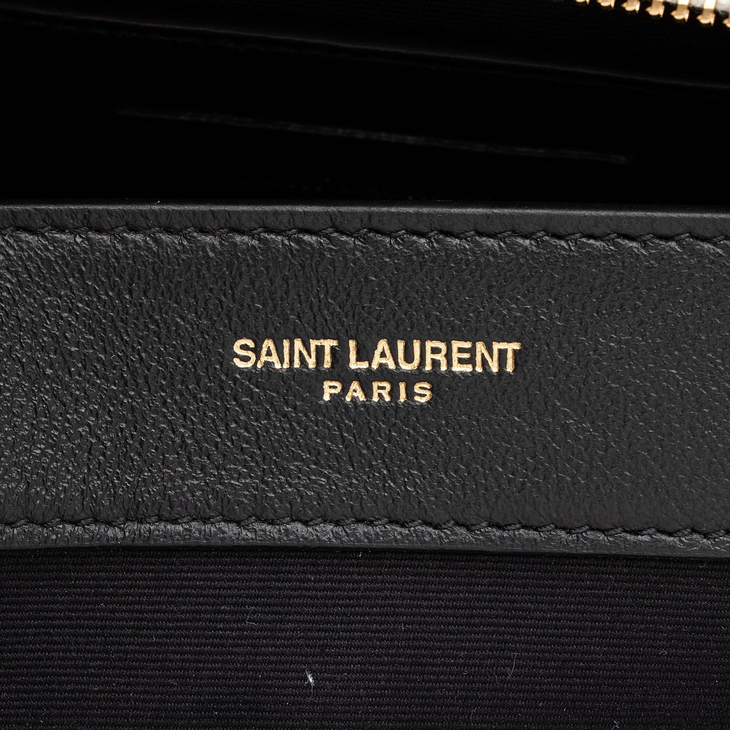 Saint Laurent Grain de Poudre Monogram Uptown Medium Tote LkpDCr