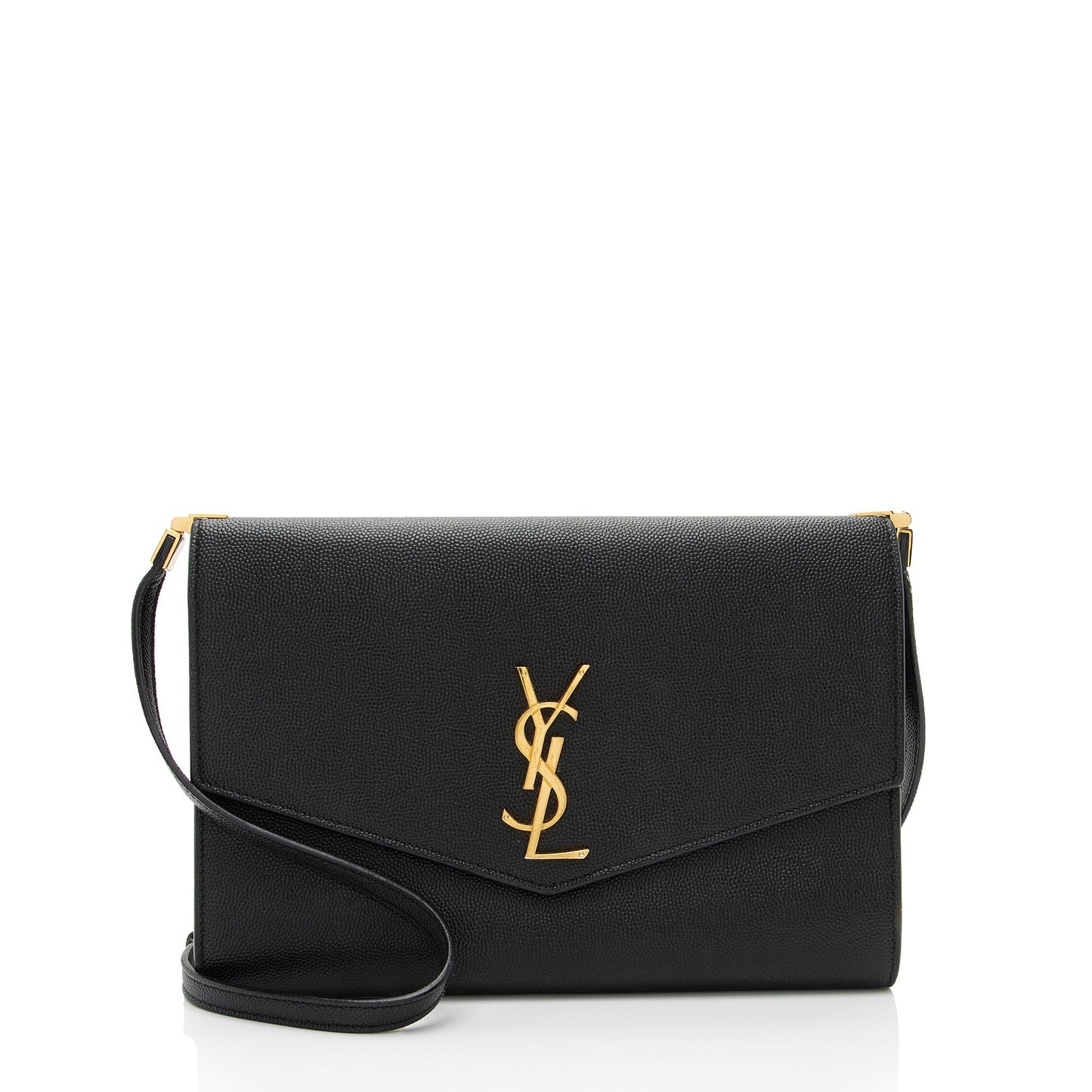 Saint Laurent Grain de Poudre Monogram Uptown Mini Crossbody h1PziQ