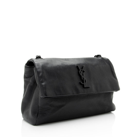 Saint Laurent Grain de Poudre Monogram West Hollywood Medium Flap Bag rzShyo