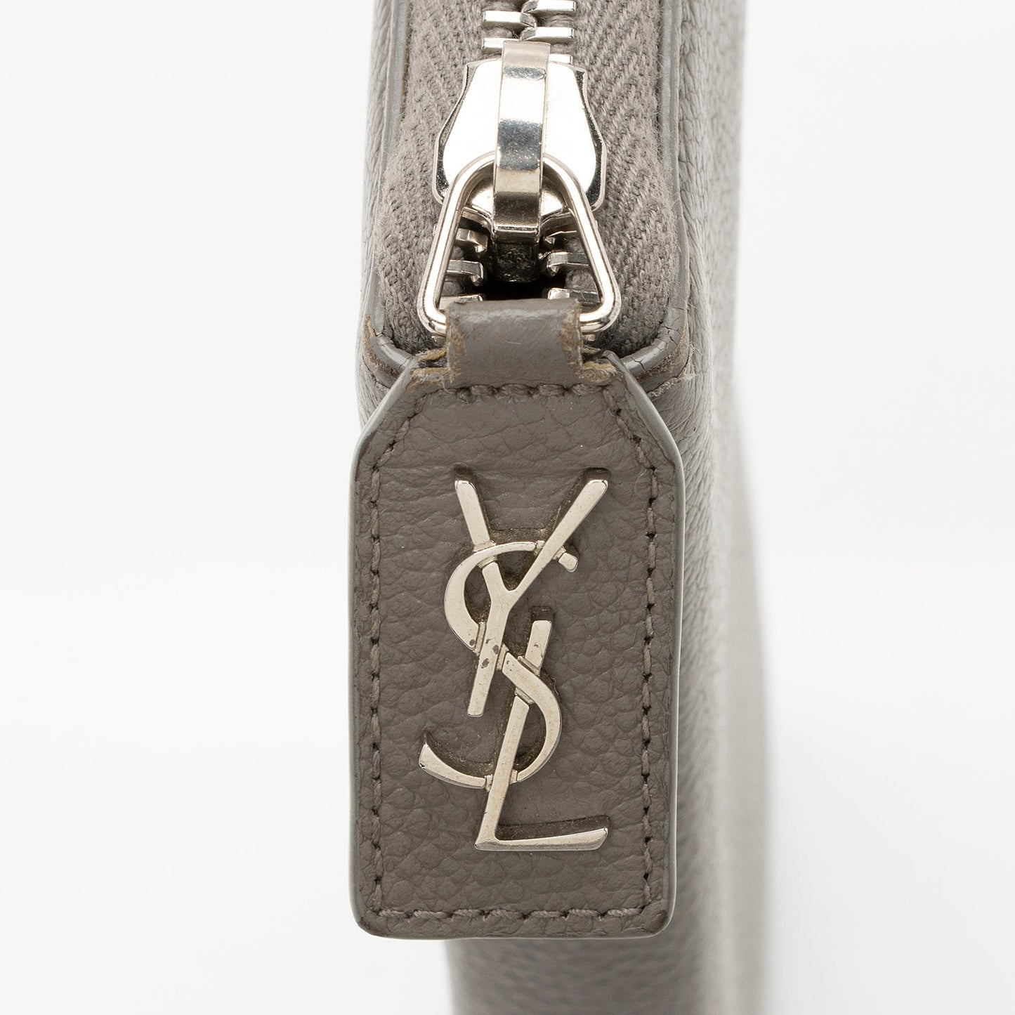 Saint Laurent Grain de Poudre Rive Gauche Zip Around Wallet 22288