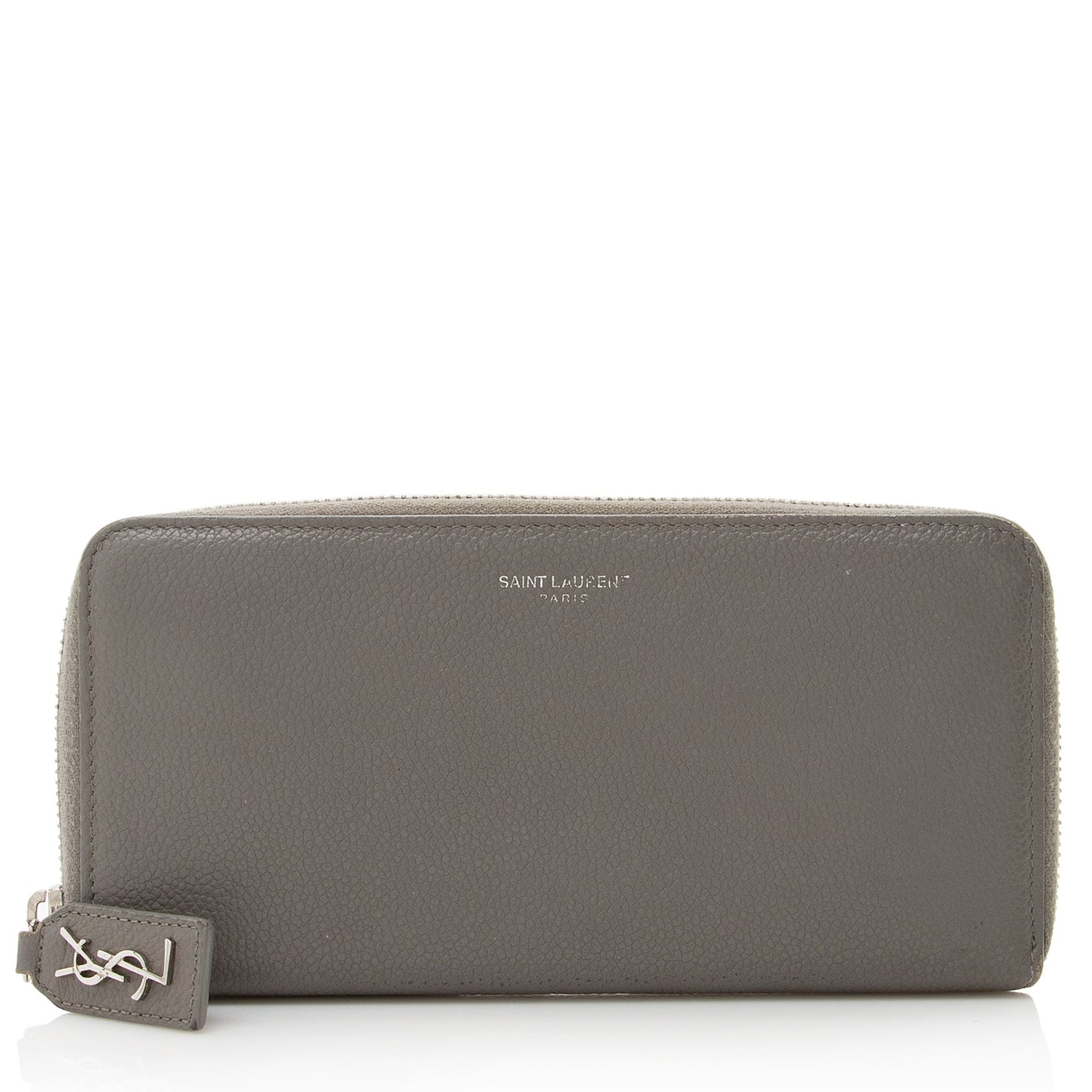 Saint Laurent Grain de Poudre Rive Gauche Zip Around Wallet 22288