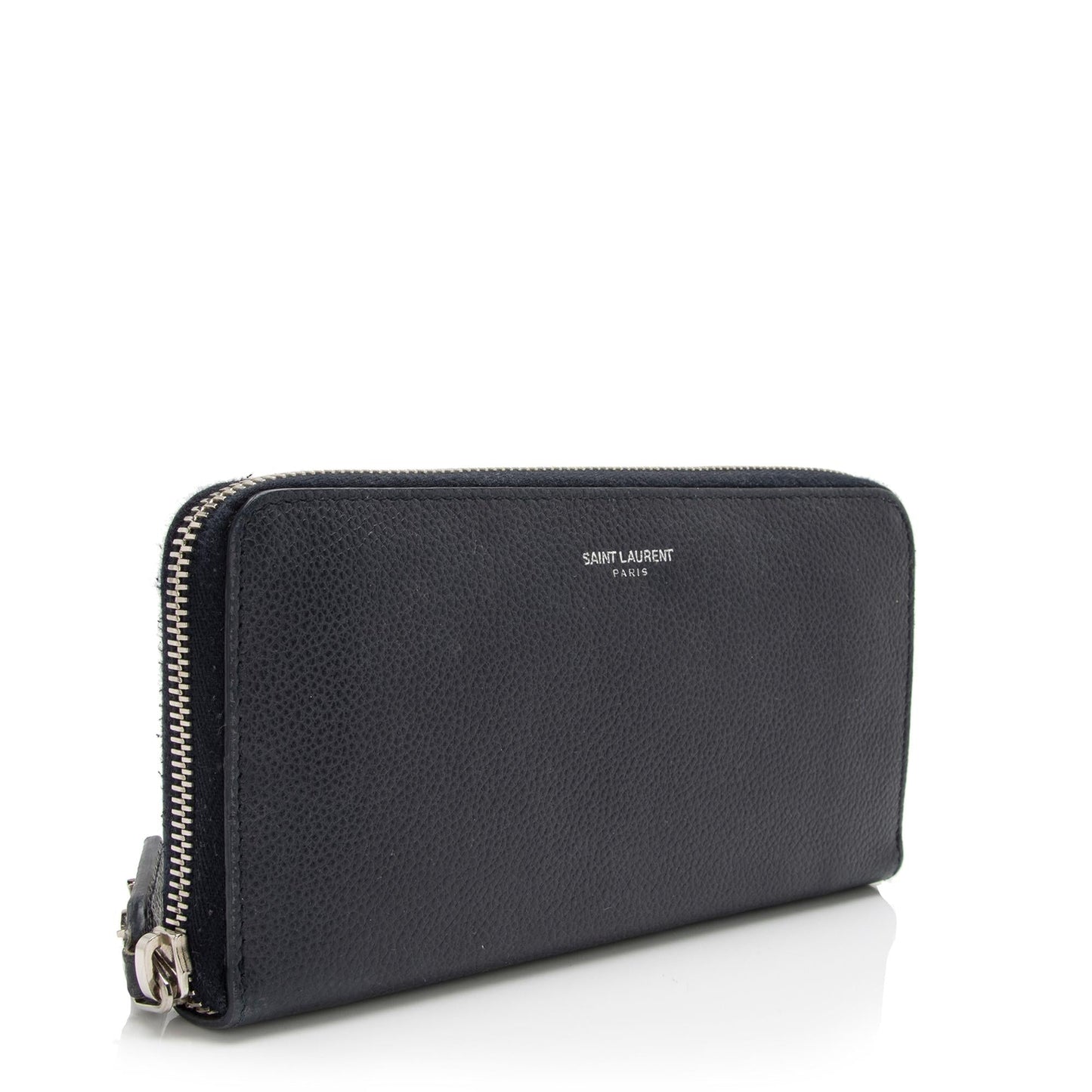 Saint Laurent Grain de Poudre Rive Gauche Zip Around Wallet sNhxXD