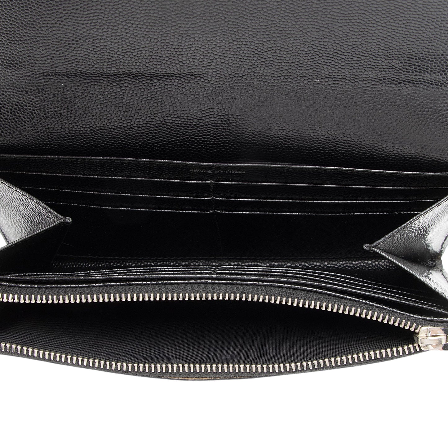 Saint Laurent Grain de Poudre Studded Marquage Flap Wallet NYtJMQ