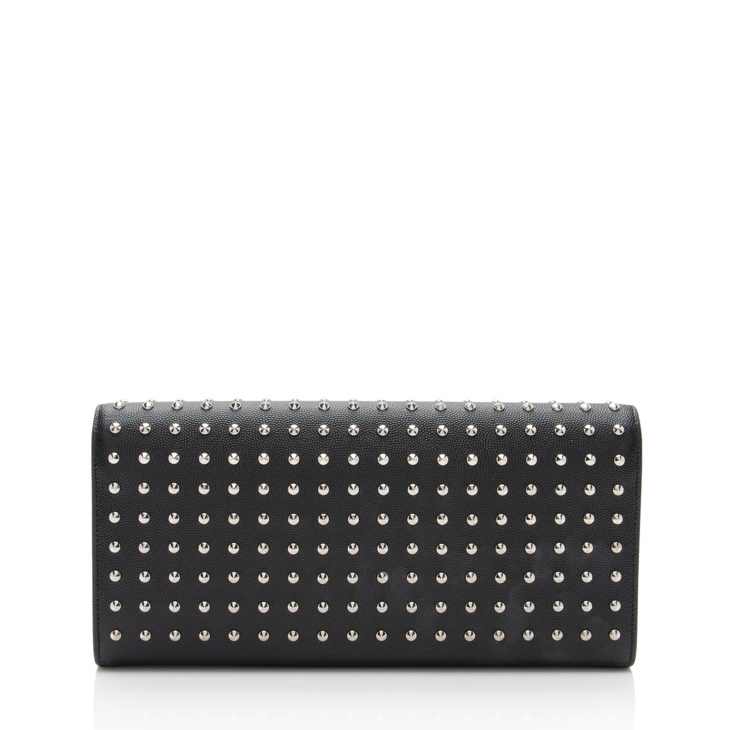 Saint Laurent Grain de Poudre Studded Monogram Kate Clutch nhucIE