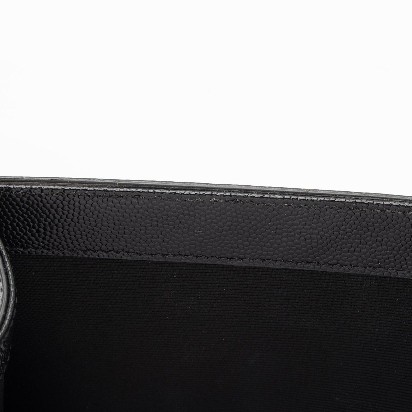Saint Laurent Grain de Poudre Studded Monogram Kate Clutch nhucIE
