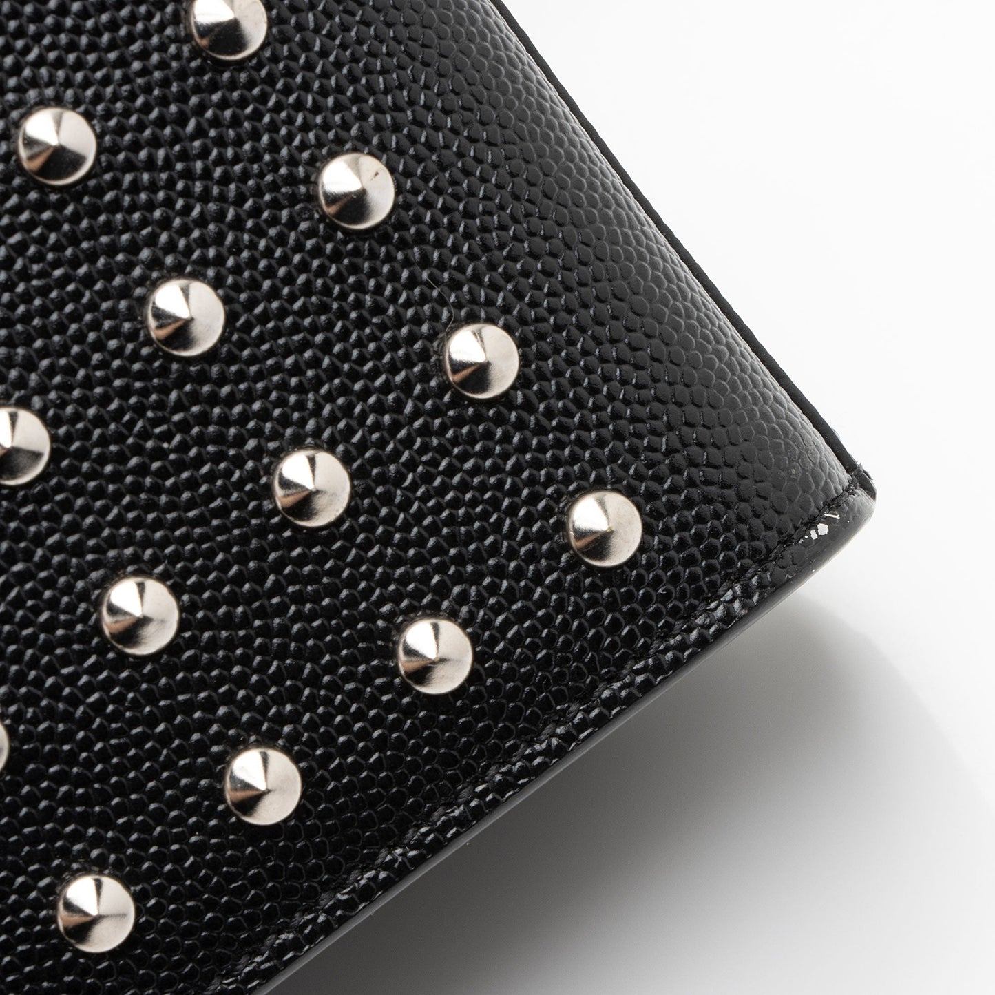 Saint Laurent Grain de Poudre Studded Monogram Kate Clutch nhucIE