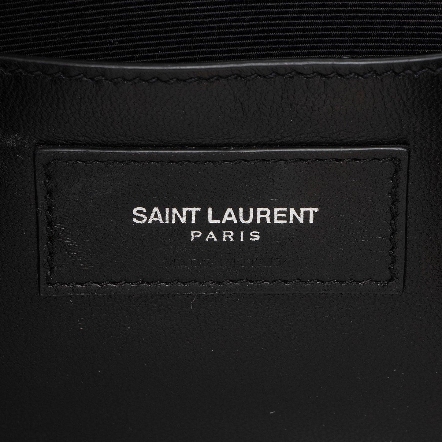 Saint Laurent Grain de Poudre Studded Monogram Kate Clutch nhucIE