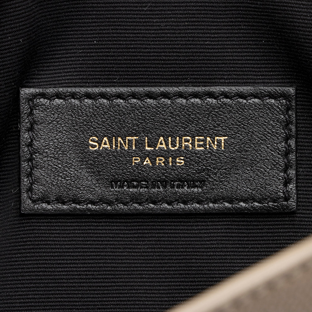 Saint Laurent Grain de Poudre Uptown Clutch 21449