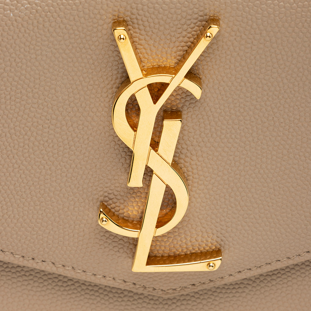Saint Laurent Grain de Poudre Uptown Clutch 21449