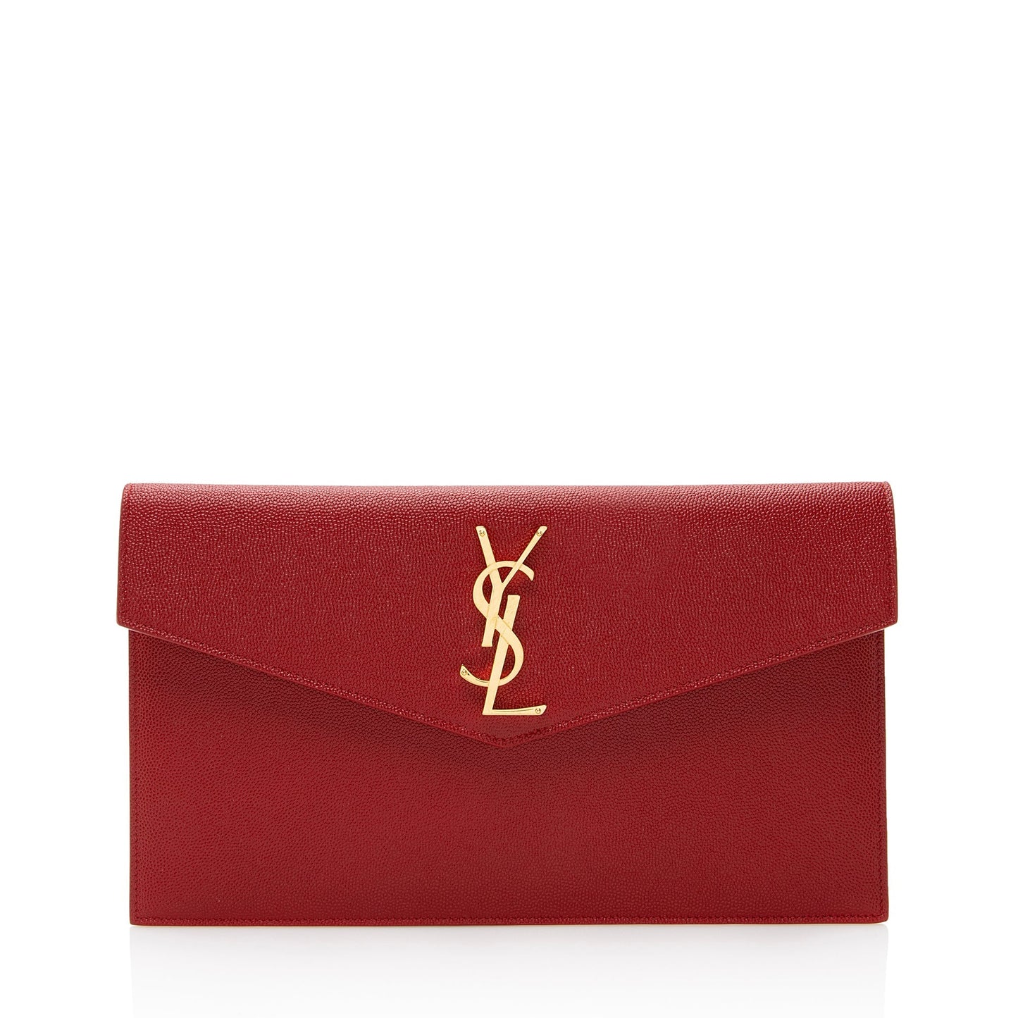 Saint Laurent Grain de Poudre Uptown Clutch 22771