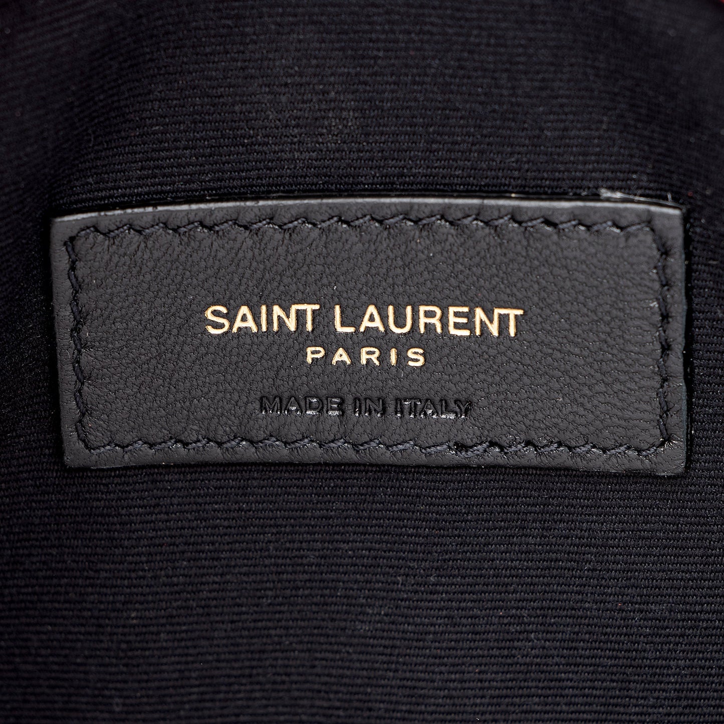 Saint Laurent Grain de Poudre Uptown Clutch 22771