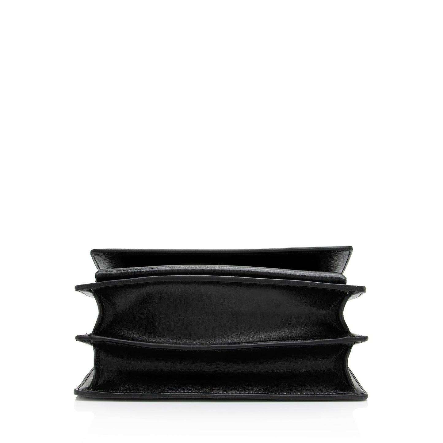 Saint Laurent Grained Calfskin Monogram Sunset Medium Shoulder Bag 23813