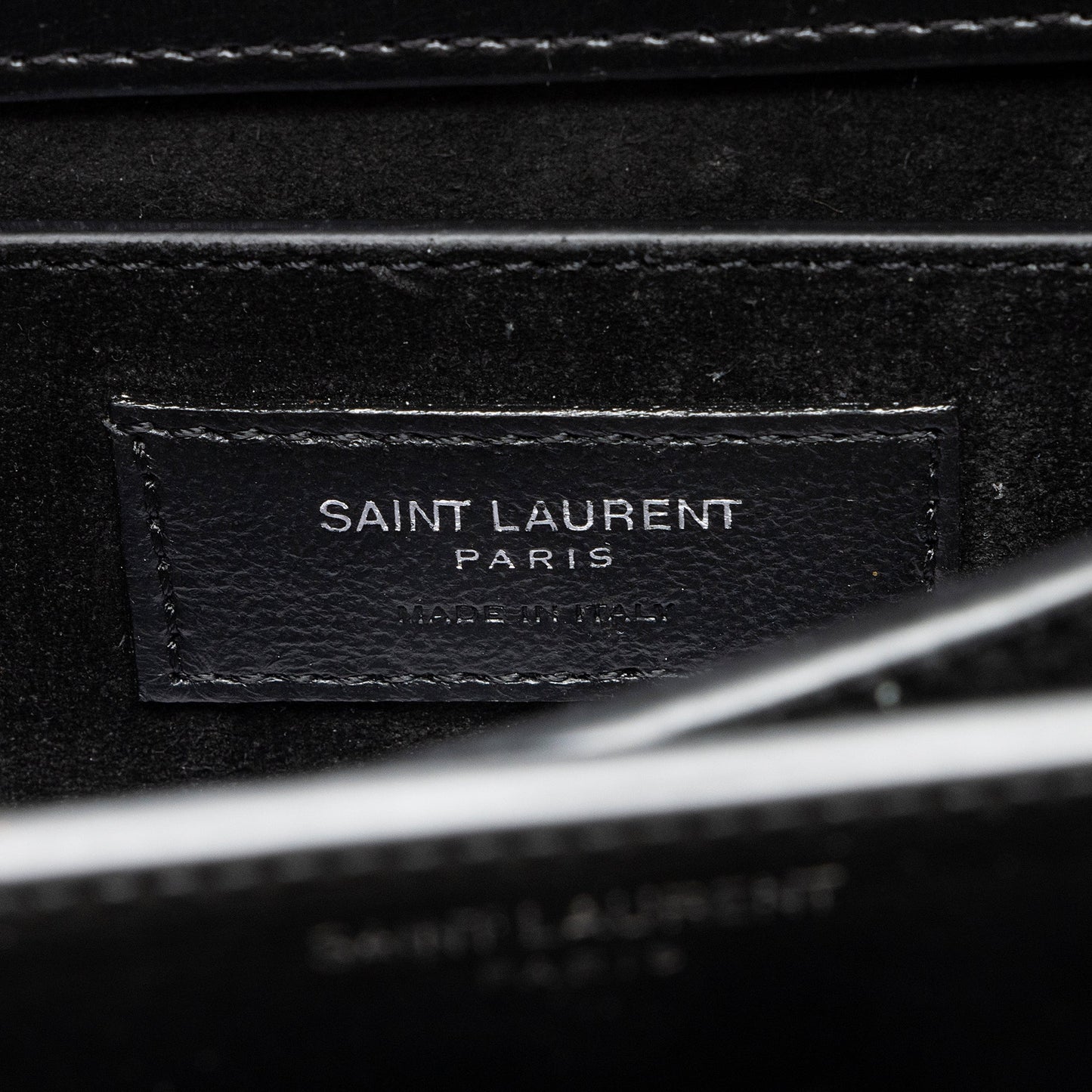 Saint Laurent Grained Calfskin Monogram Sunset Medium Shoulder Bag 23813
