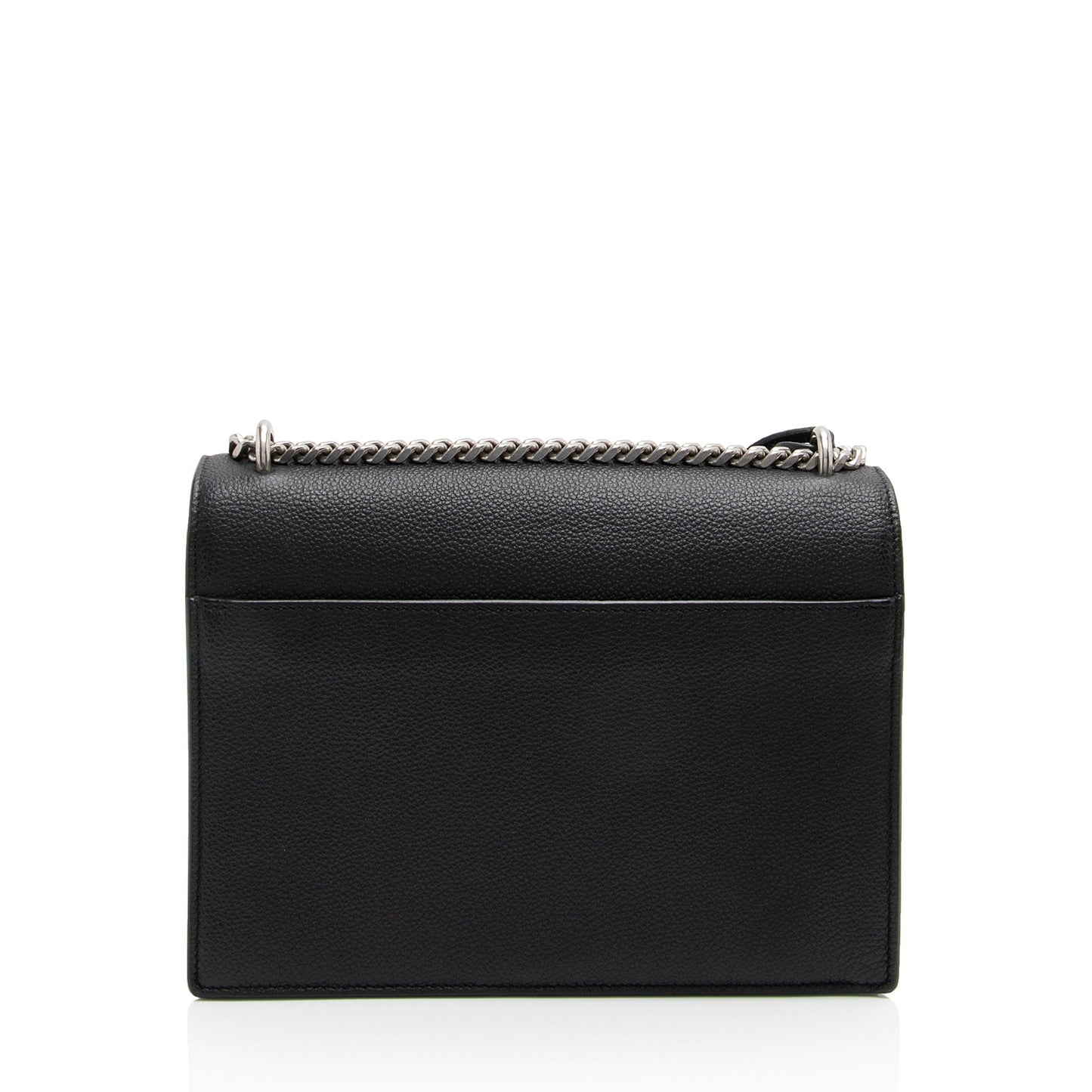 Saint Laurent Grained Calfskin Monogram Sunset Medium Shoulder Bag NWQ0FK